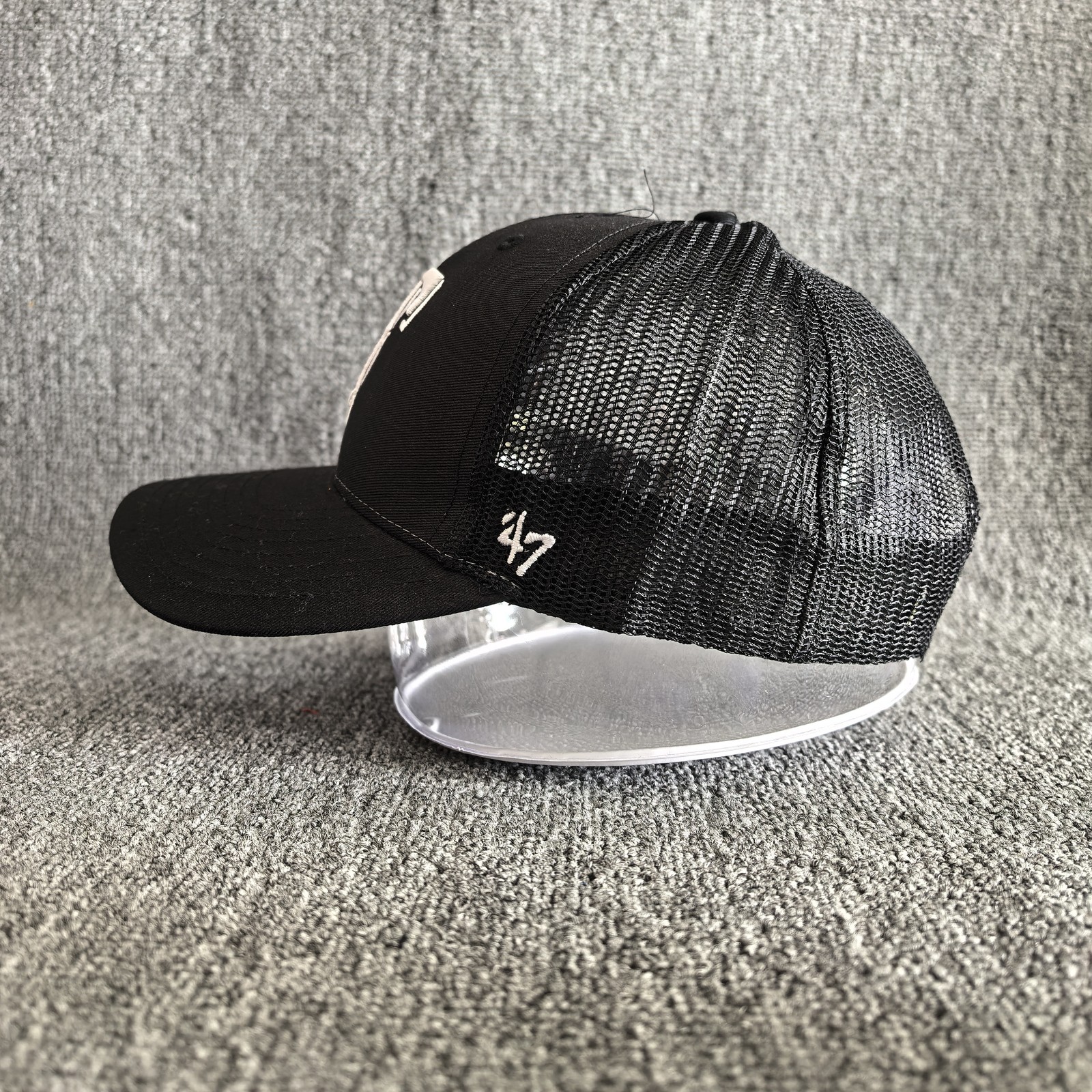 'YY Texas Rangers Black Trucker Snapback Hat MLB