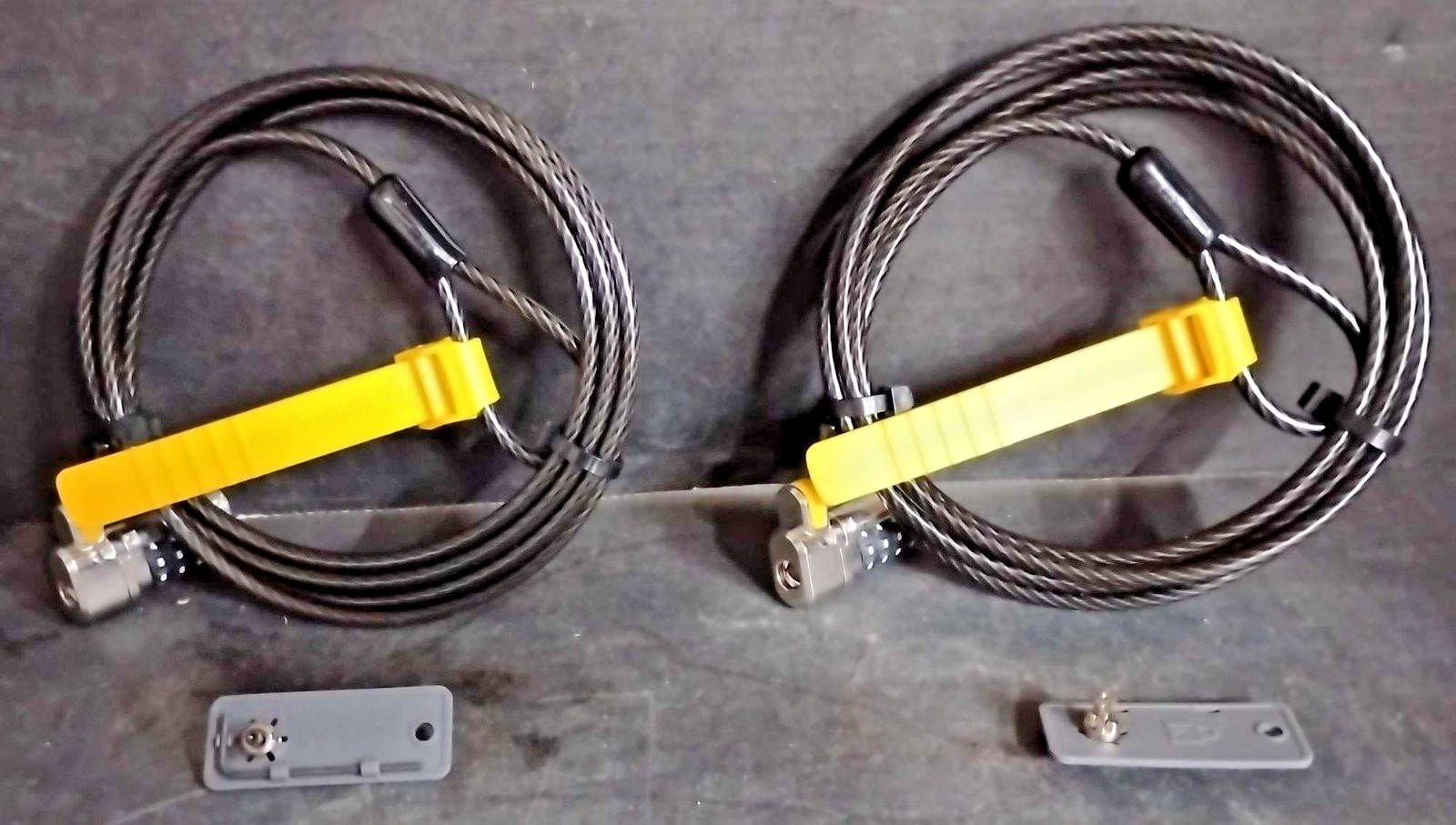 Lot of 2 Skilcraft 5340-01-598-7496 Kensington Combination Notebook Locks