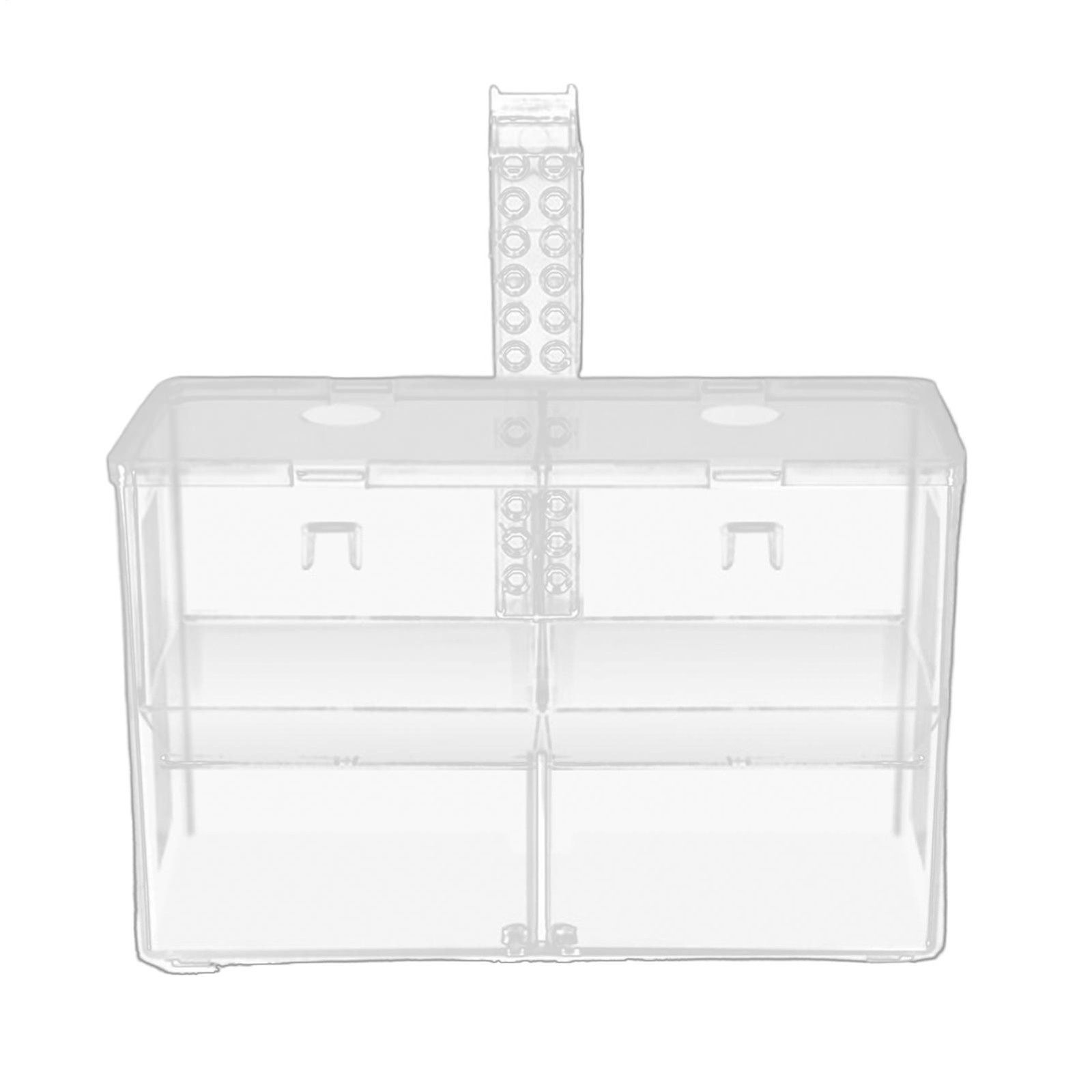 Aquarium Breeder Box Transparent Hatching Container Double-Chamber