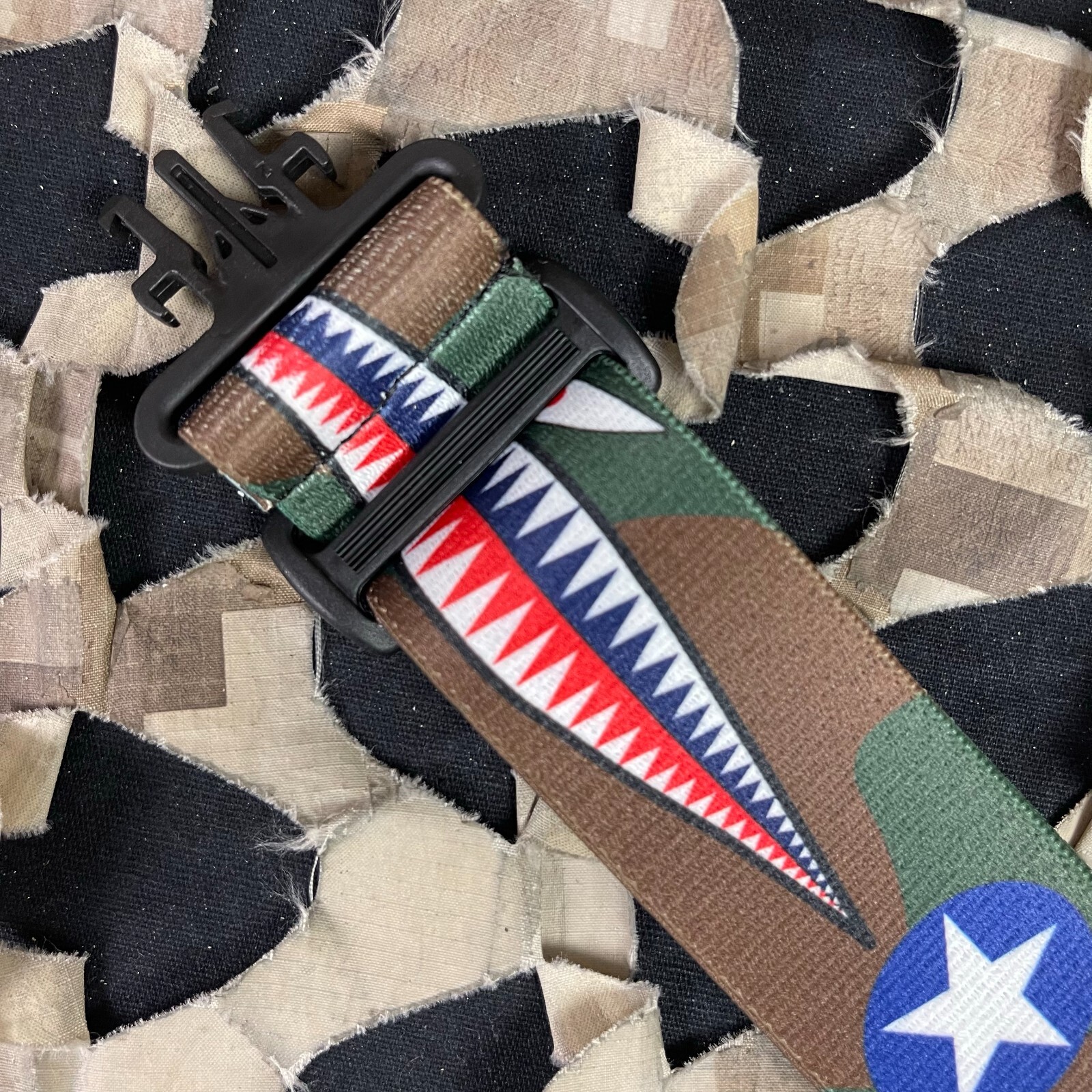 NEW KM Paintball Grill Goggle Strap - Warhawk Jungle Camo