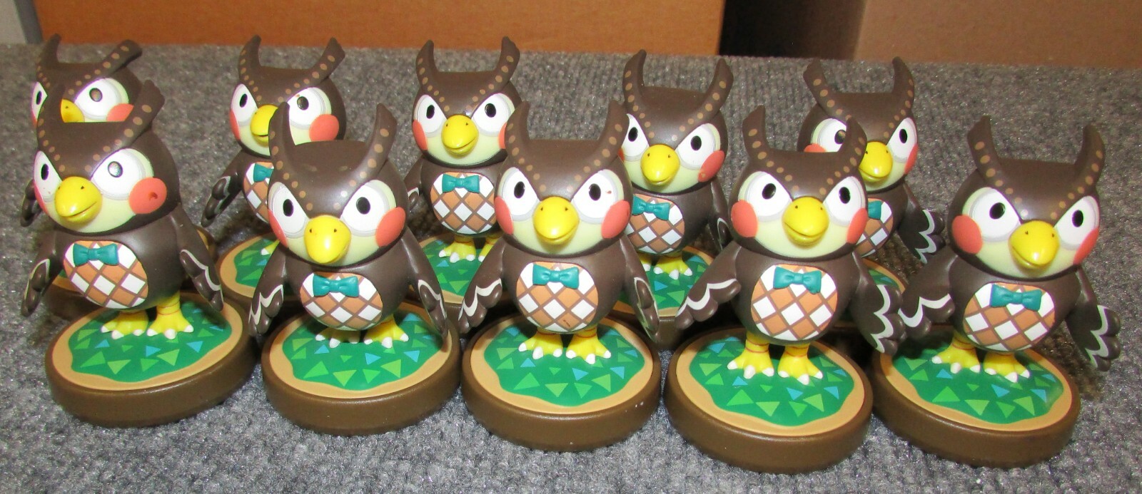 Lot of 10 Blathers Nintendo Amiibo's Animal Crossing USA Version Fast Shipping