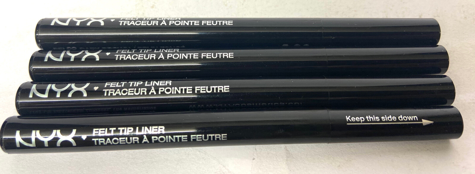 4 nyx felt tip liner pel02 dark brown