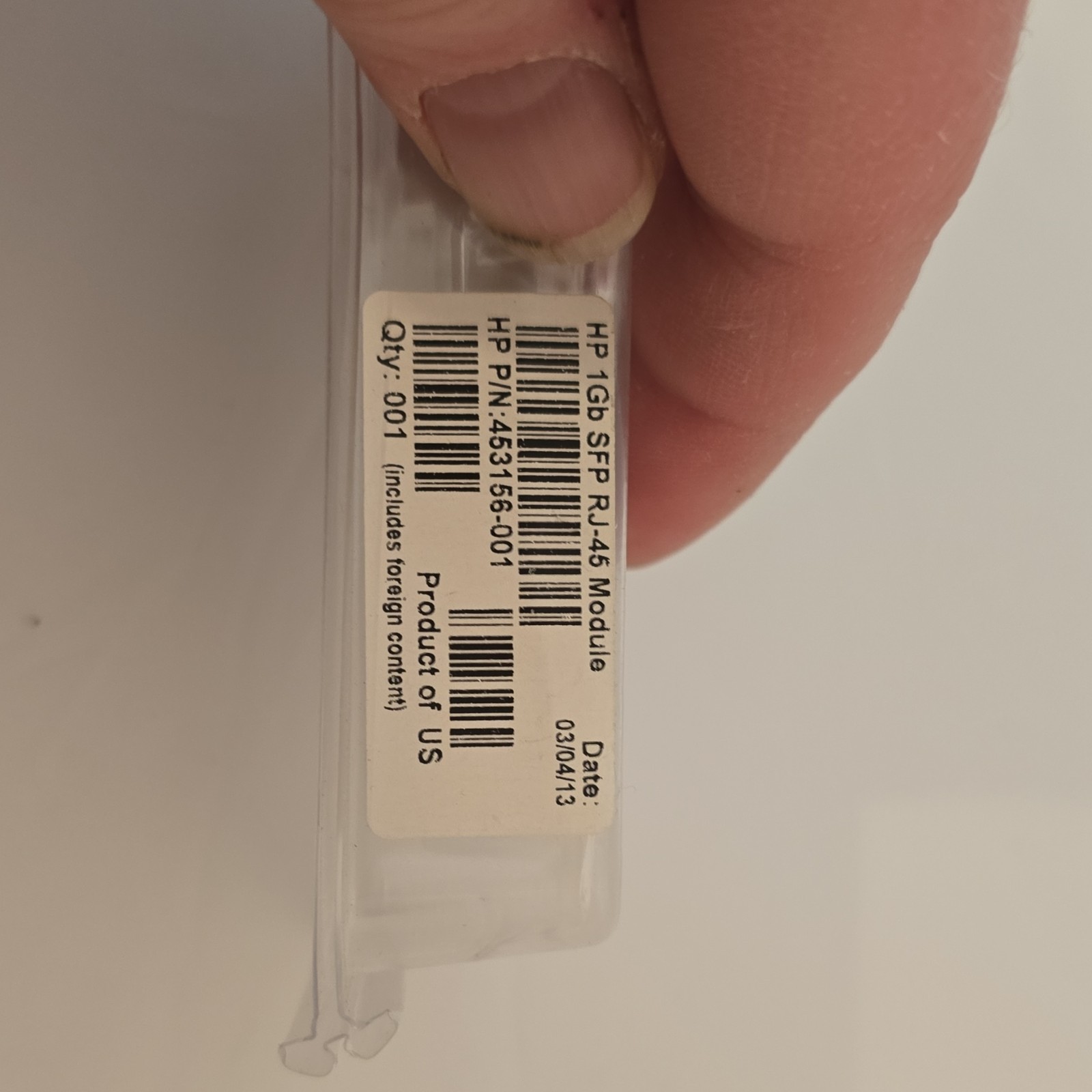 HP 1Gb SFP RJ-45 Module