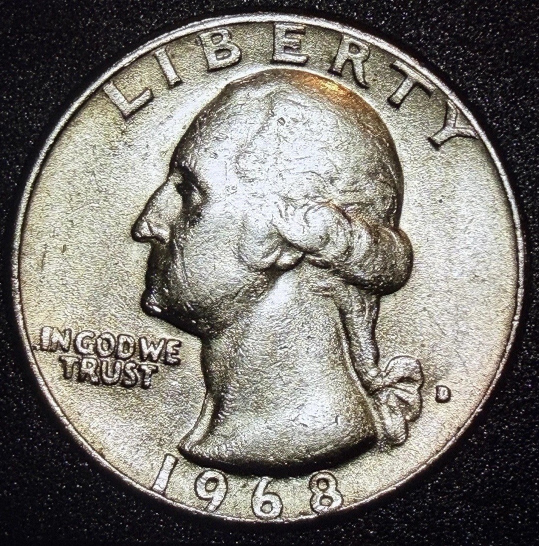 1968-D Washington Quarter DDO & DDR FS-801 DOUBLE DIE REVERSE