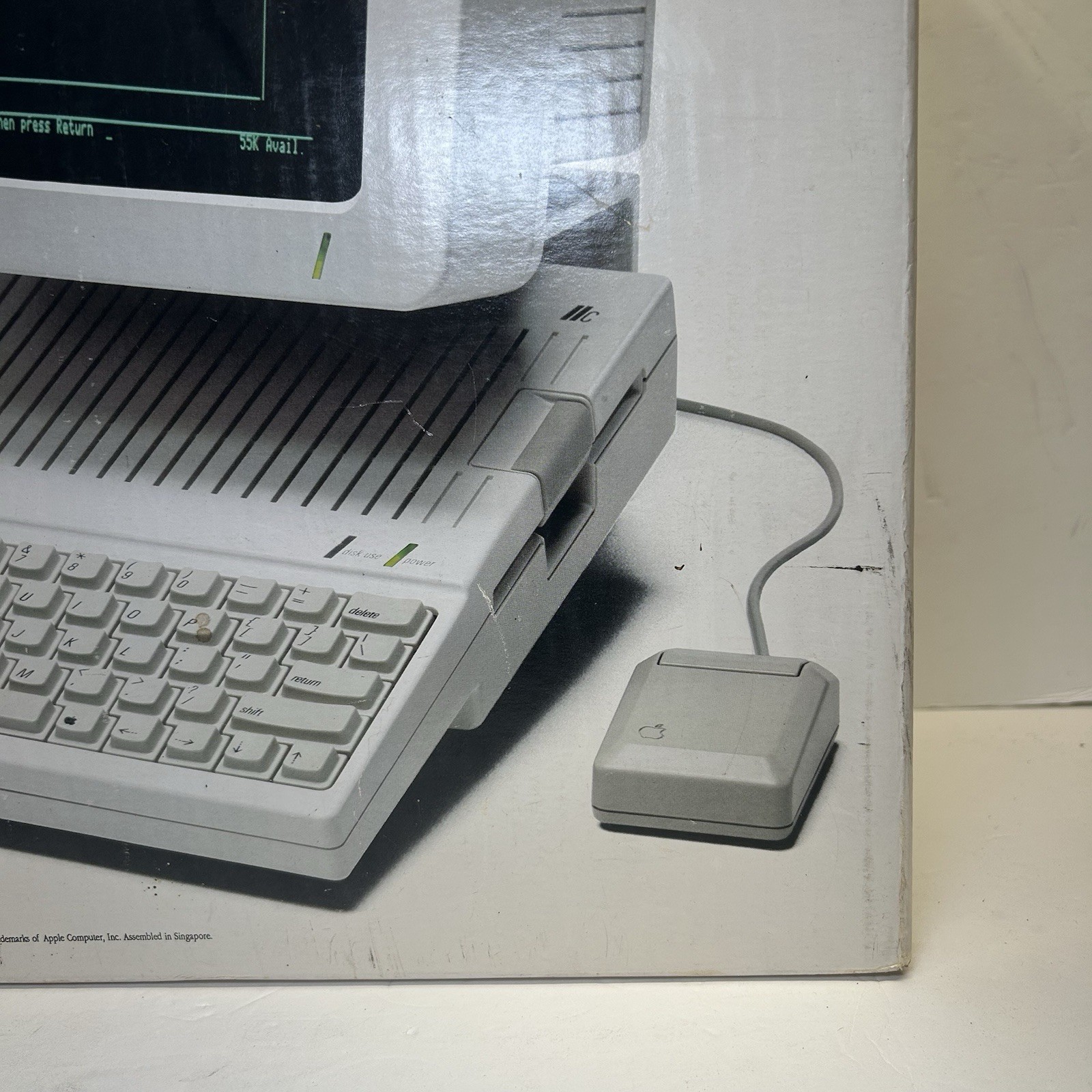 Vintage 1984 Original Apple IIc Model A2S4000 Computer Original BOX ONLY!