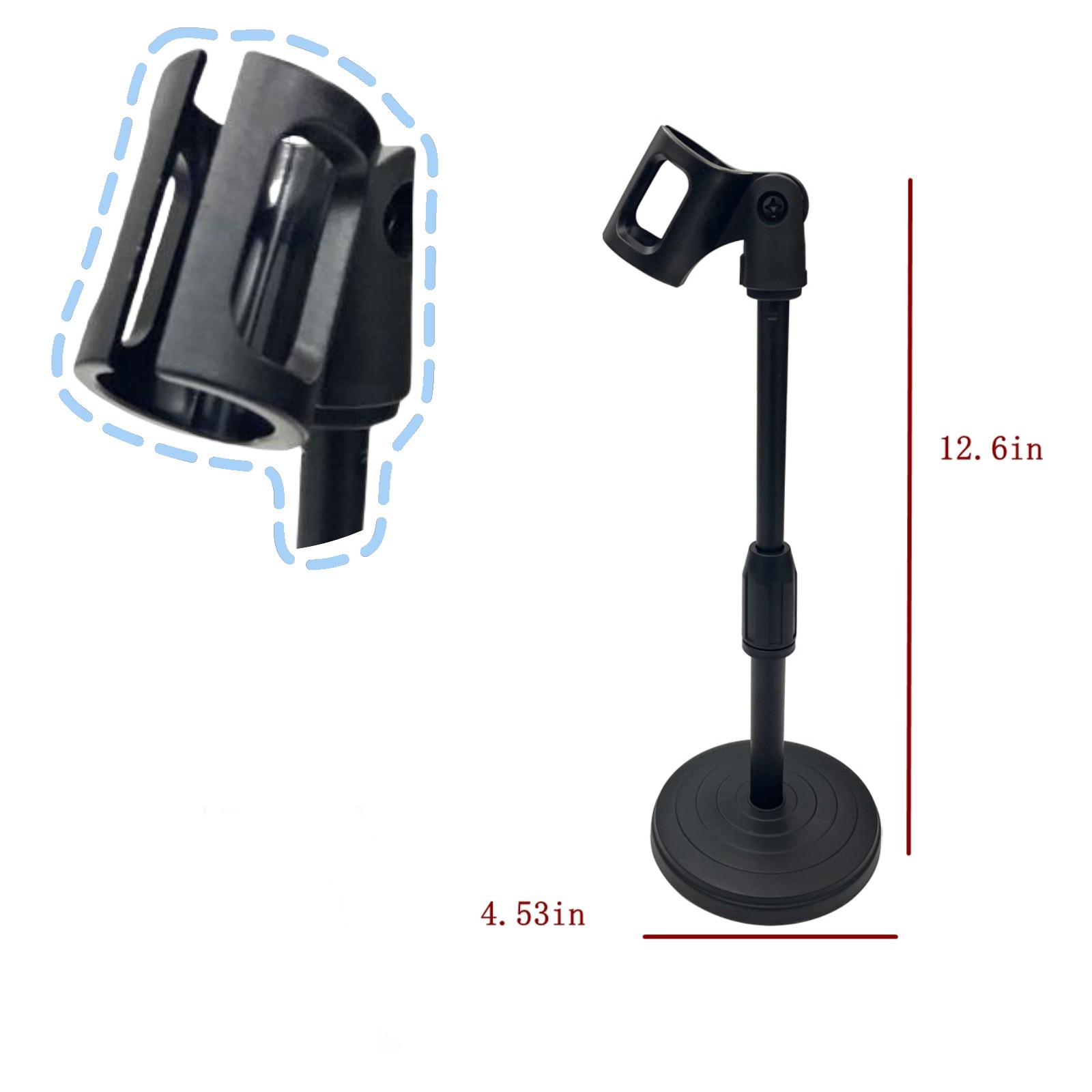 Desktop Microphone Lifting Stand Adjustable Mobile Phone Holded&Microphone Stand