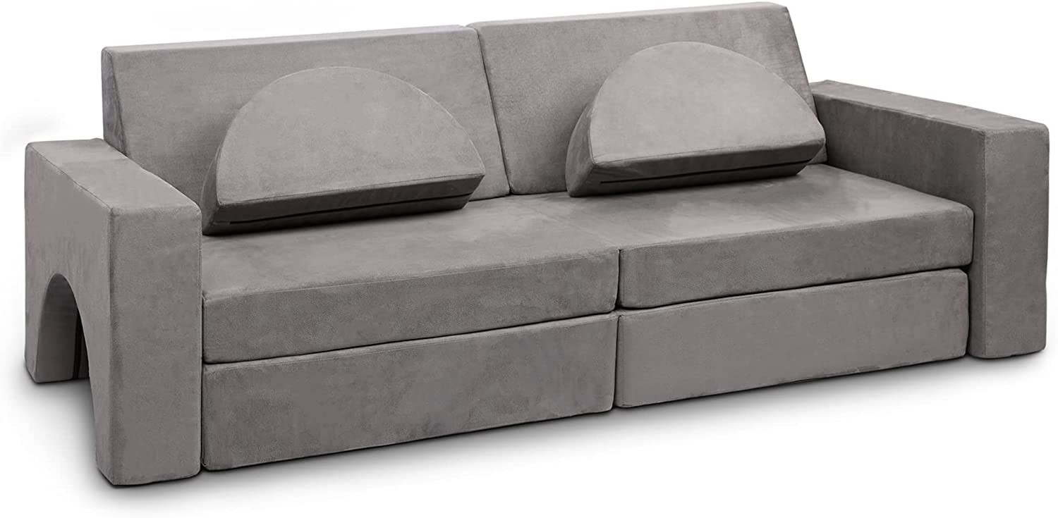8pcs Modular Kids Play Couch Child Sectional Sofa Playroom Bedroom Furniture US