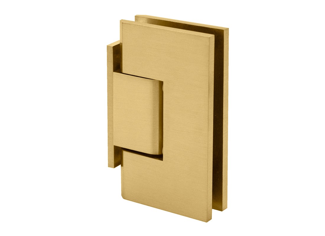FHC Venice Square Wall Mount Hinge, Brass material, Satin Brass Finish