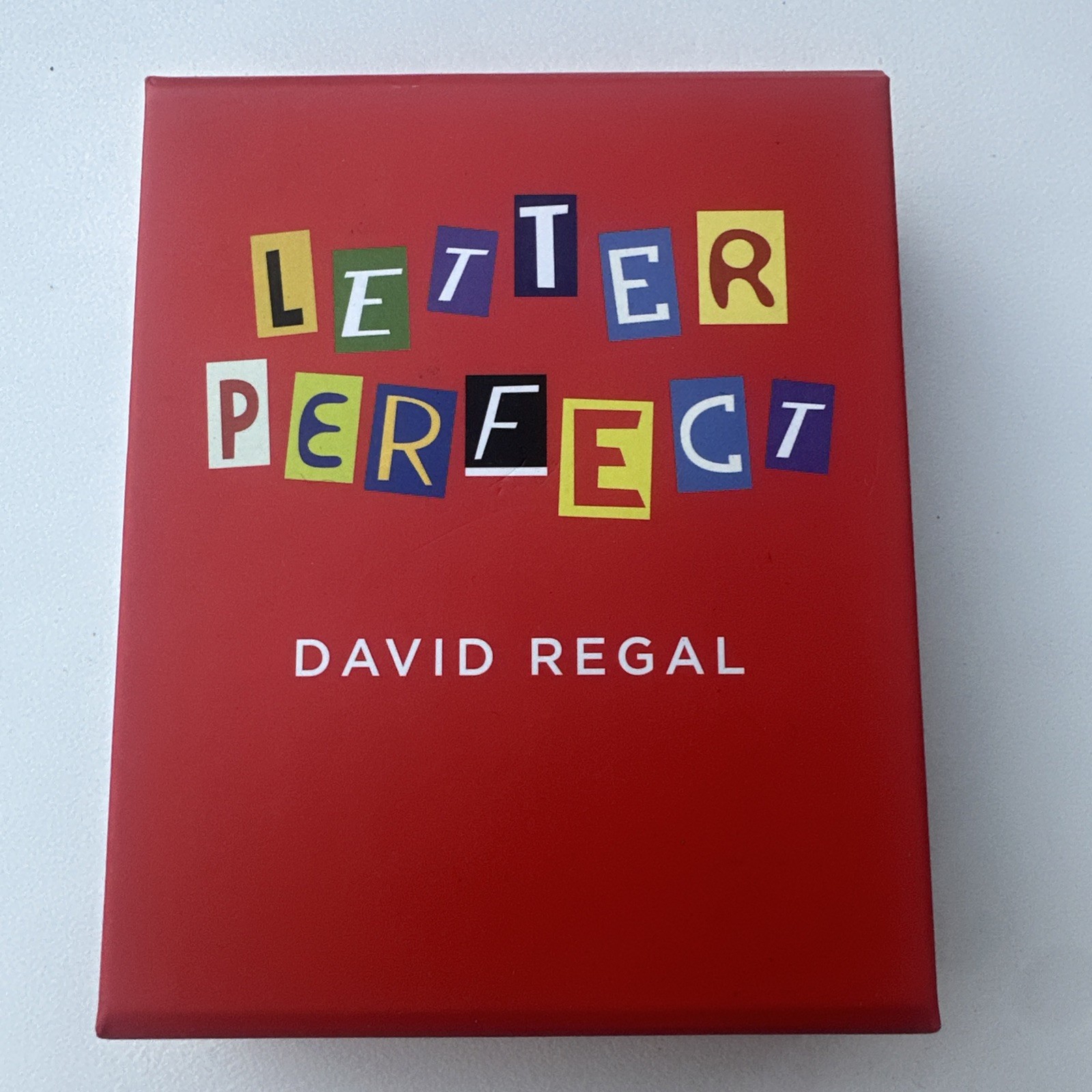 Sealed Letter Perfect David Regal Magic Illusionist Cards Alphabet Card Trick