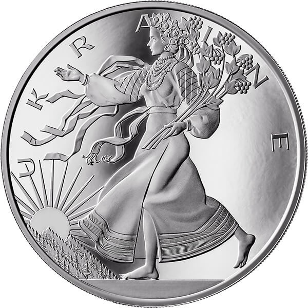 2024 UCS Liberty of Ukraine United Crypto States 1 oz Proof Silver Coin