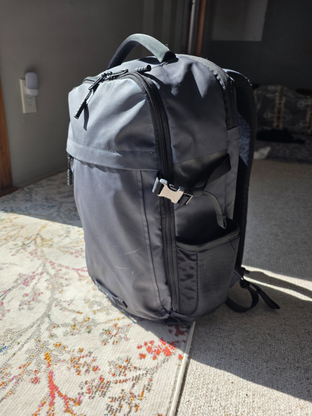 ​Timbuk2 The Division 1849-3 Laptop Backpack Grey Commuter Work Bag Messenger 🎒