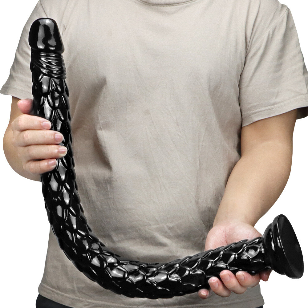 24" Anal Plug Prostate Massager Dildo Beads with Ribbed Sex Toys for Women Men