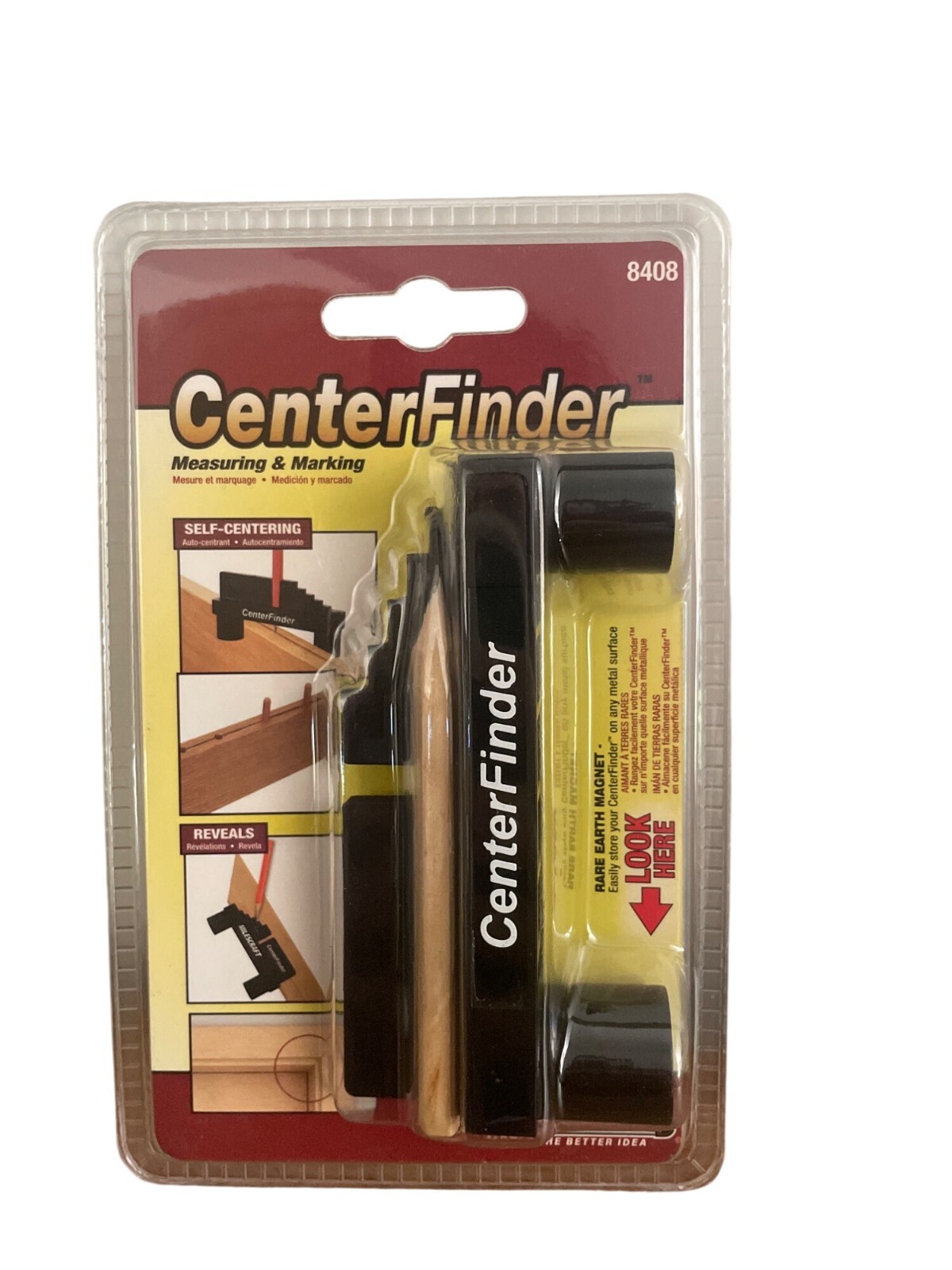 Milescraft Center Finder - Mark Perfect Center Lines or Offsets in 1/16 in. Incr