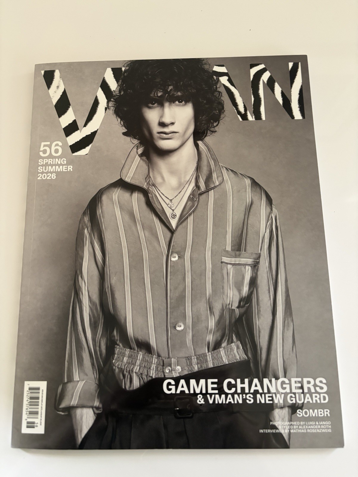 VMAN Magazine Issue  56/ summer-BRAND New! Connor Stories Pics! Mint- Sombre