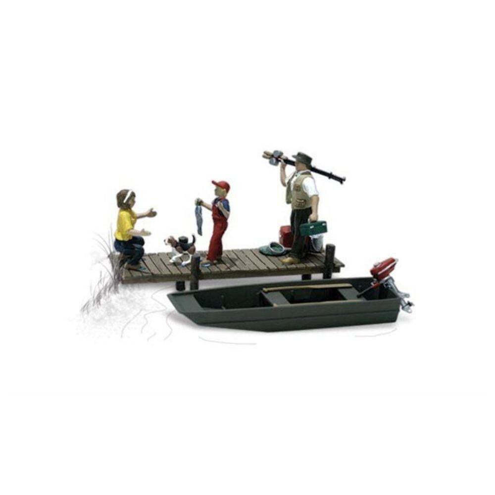 Woodland Scenics A1923 Ho Family Fishing