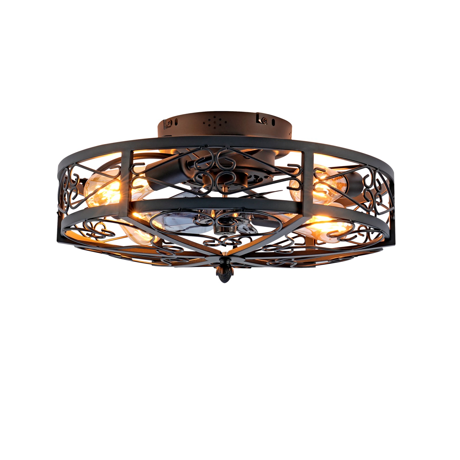 20'' Mounting Type Ceiling Fan,Reversible Motor, DC Remote Control,Speed Ceiling