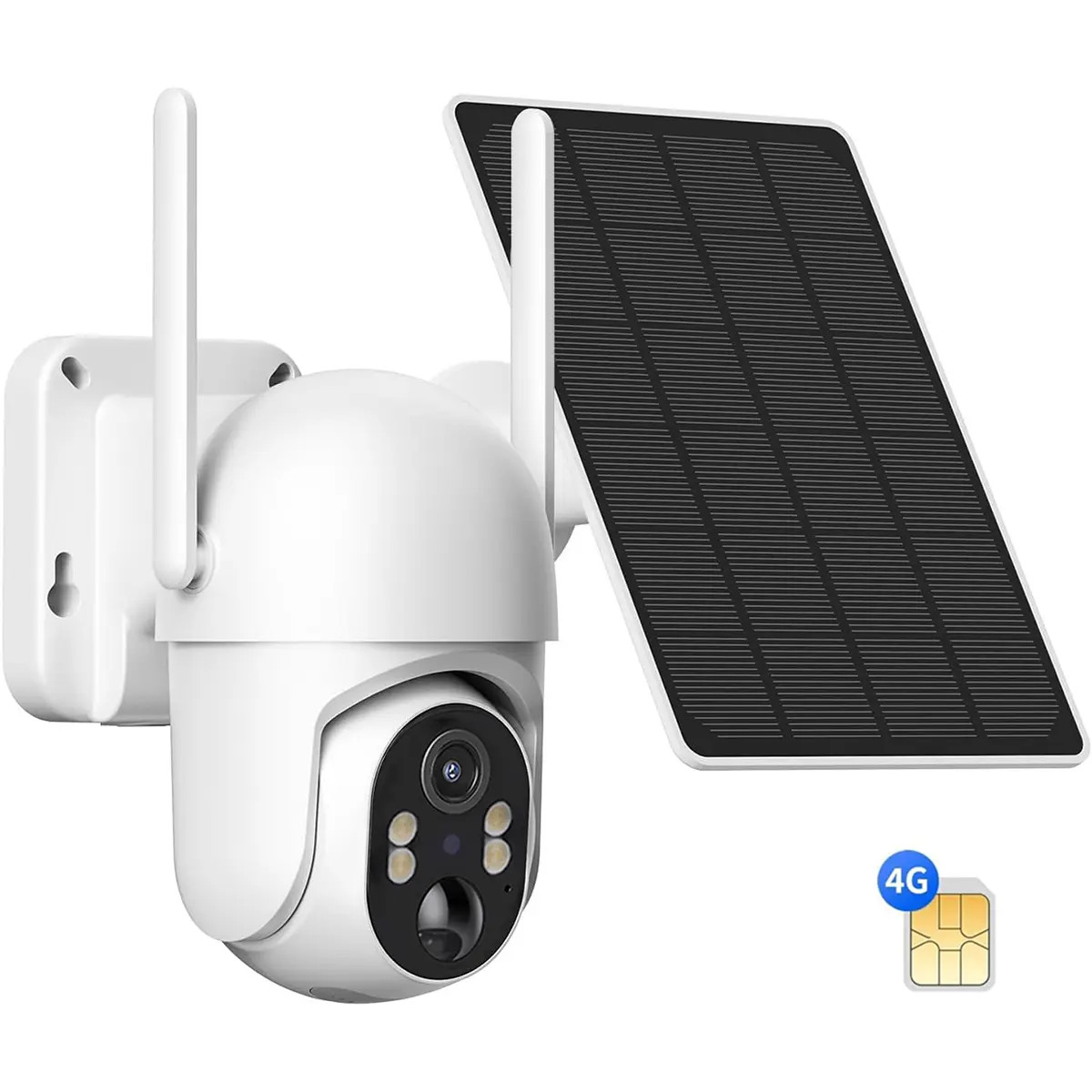 Camouflage 4G LTE Cellular Solar Powered Surveillance Security Camera for Home&O