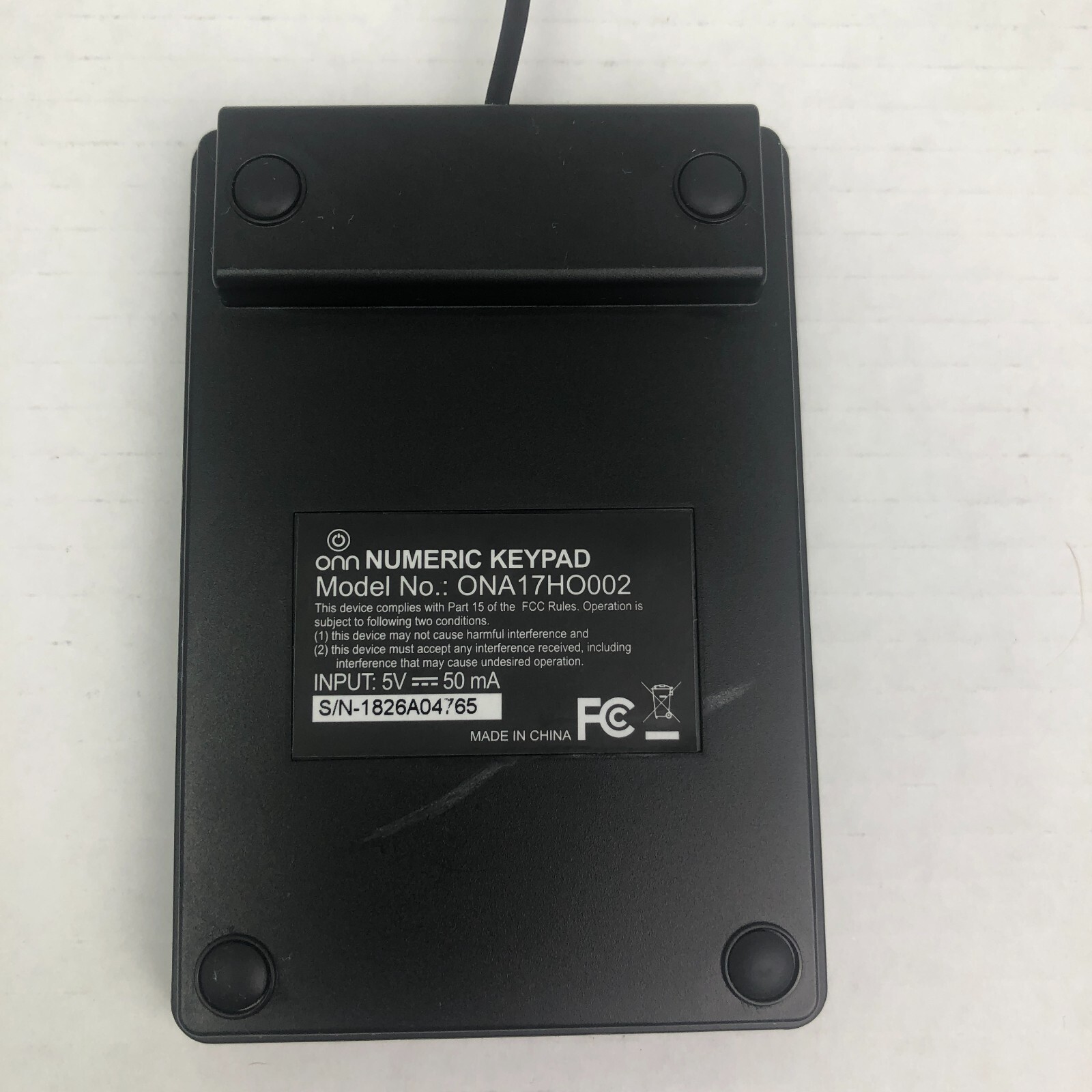 ONN Numeric Keypad USB 19 Keys