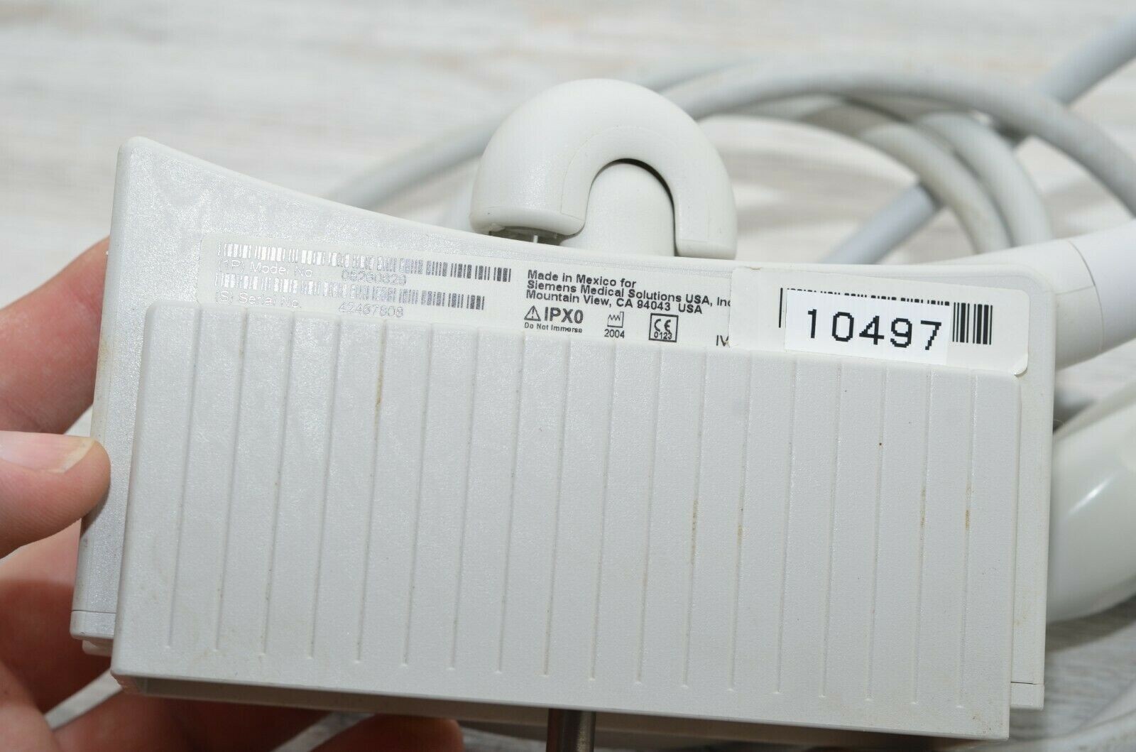 ACUSON 5V2c Vector Array Ultrasound Transducer Probe Siemens for Sequoia