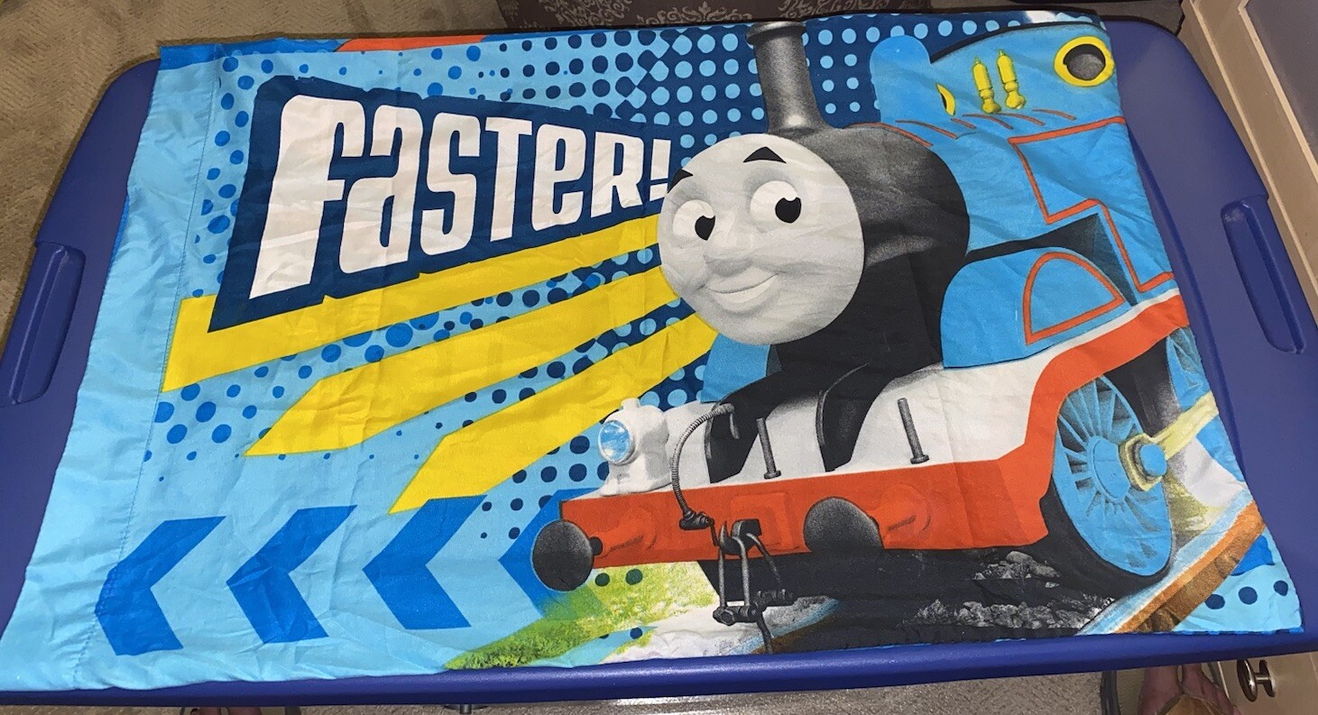 Thomas the Tank Engine Train Faster Pillowcase - VGC
