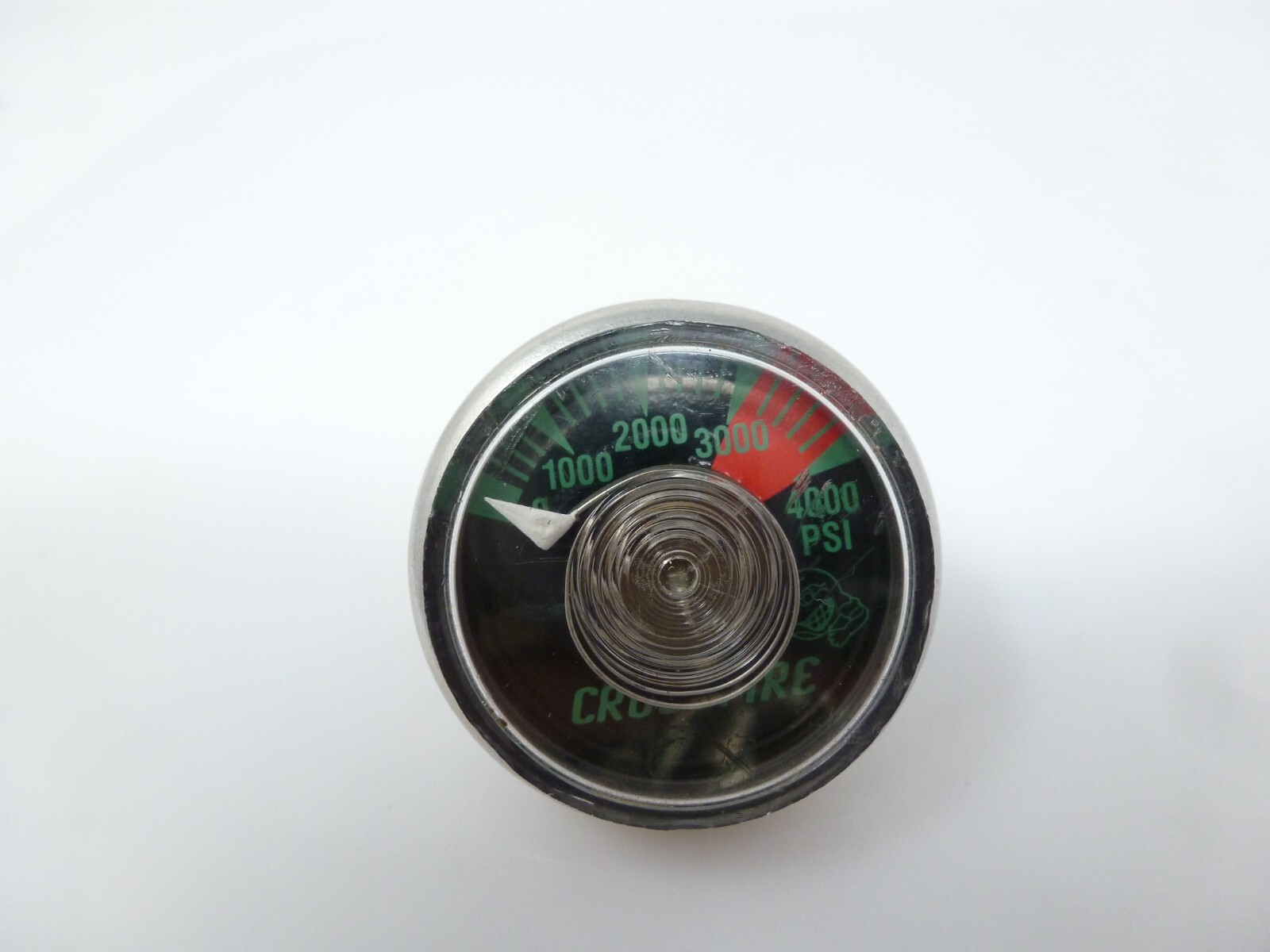CROSSFIRE 3000 4000 PSI PRESSURE GAUGE PAINTBALL HPA COMPRESSED AIR TANK CARBON