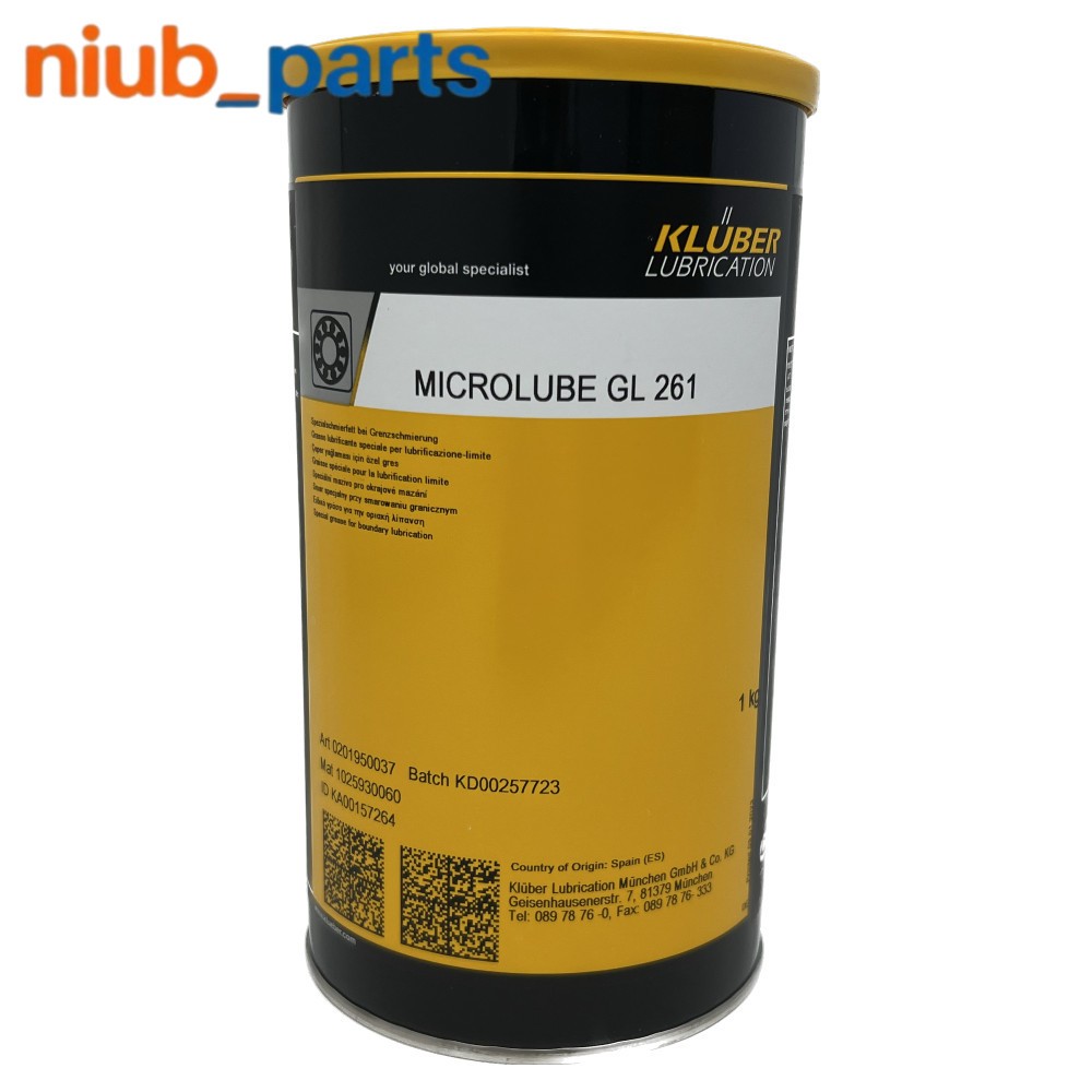 1PCS Kluber Microlube GL 261 1Kg Fluid Multipurpose Grease New Free Ship