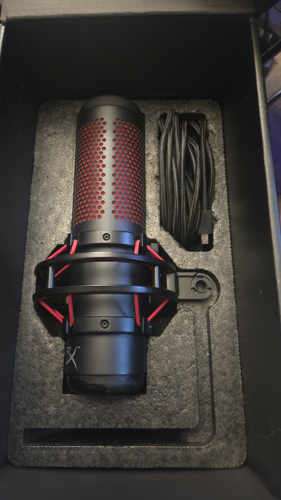 HyperX QuadCast with Mic Arm