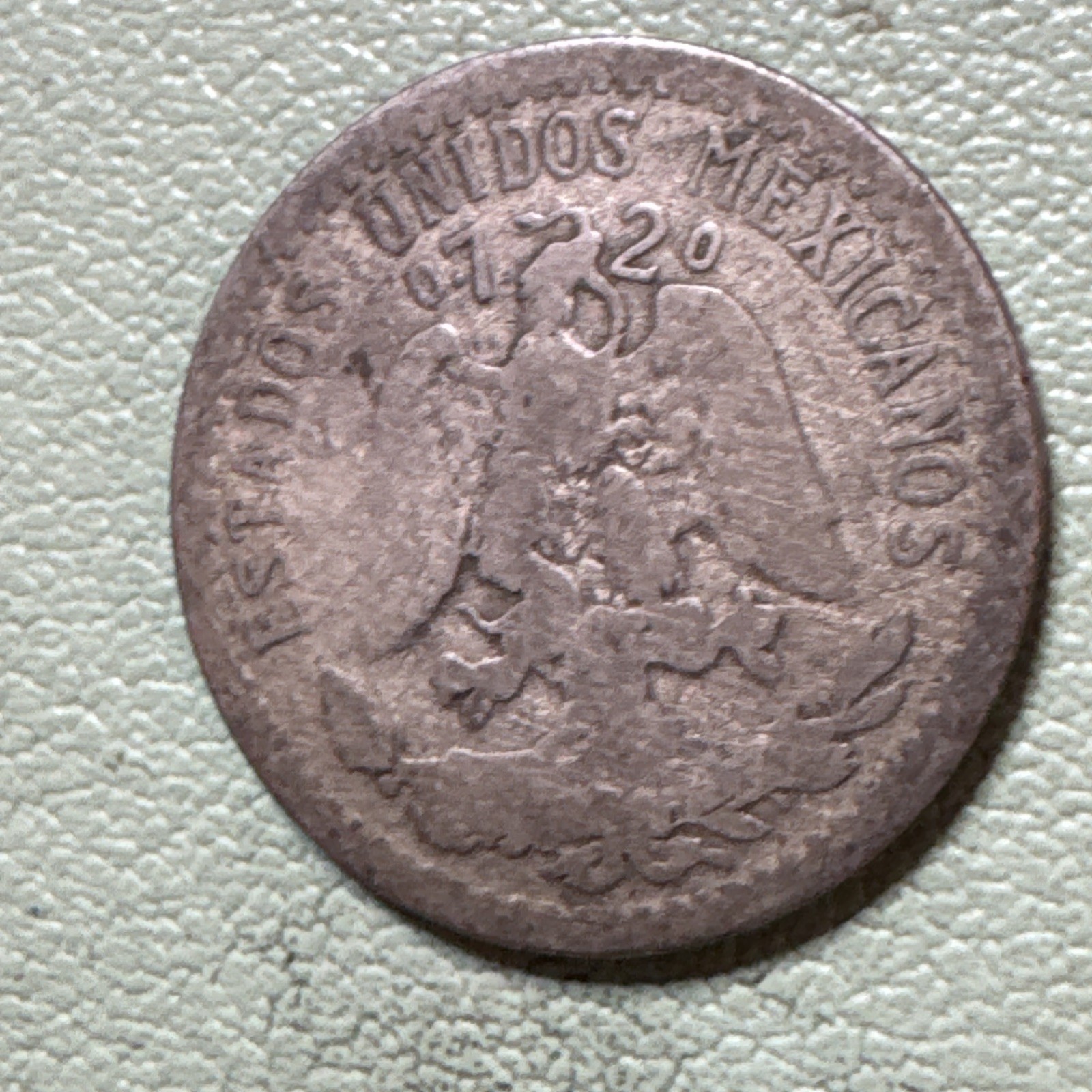 1921 Mexico 20 Centavos 0.720 Silver ASW 0.0772
