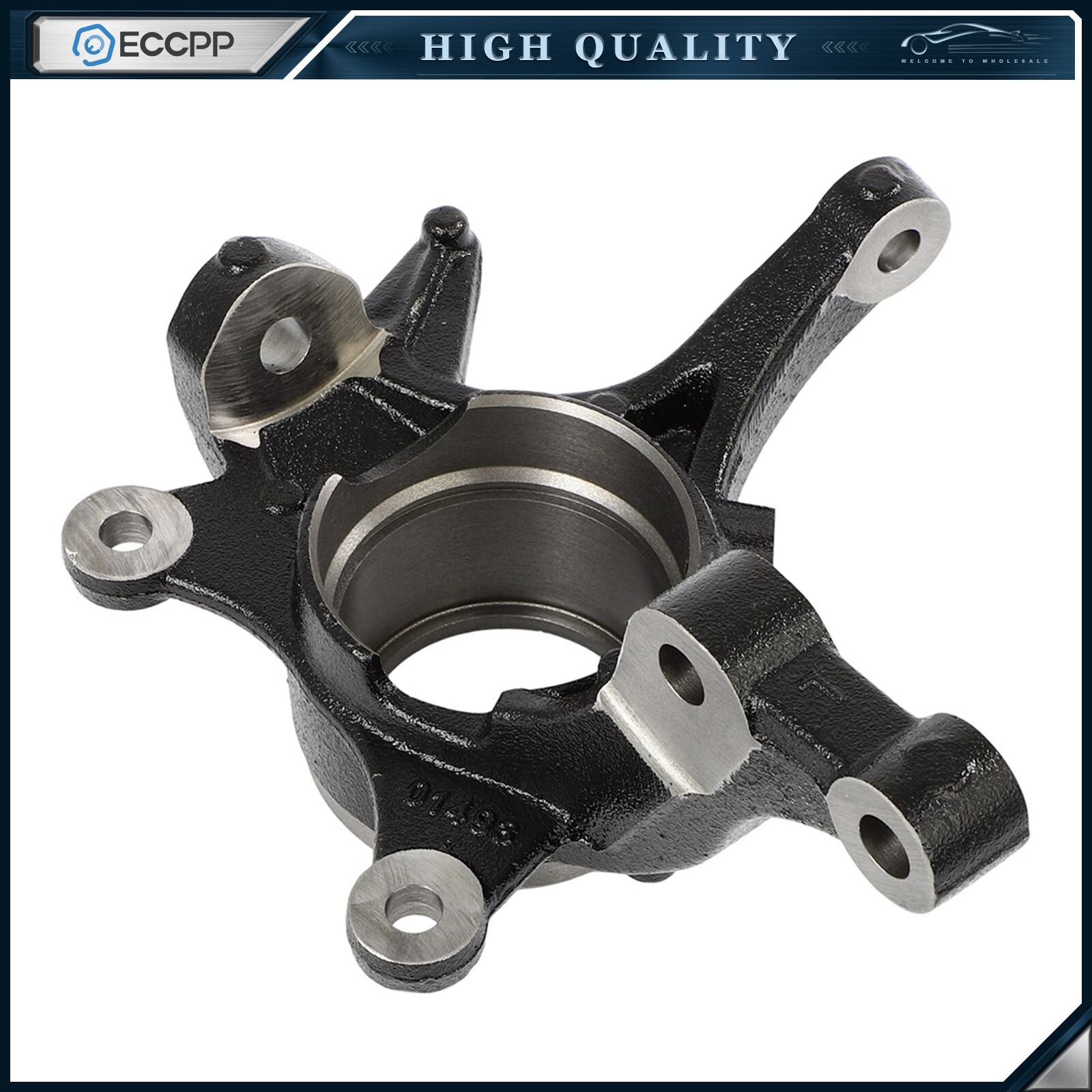 1Pc Front Driver Side Steering Knuckle For Hyundai Elantra Veloster 2013-2014