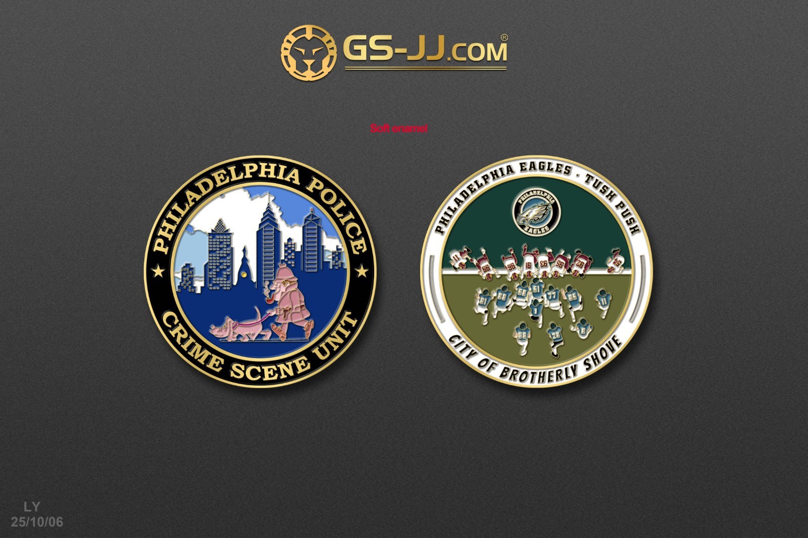 Philadelphia Eagles "TUSH PUSH" Challenge Coin