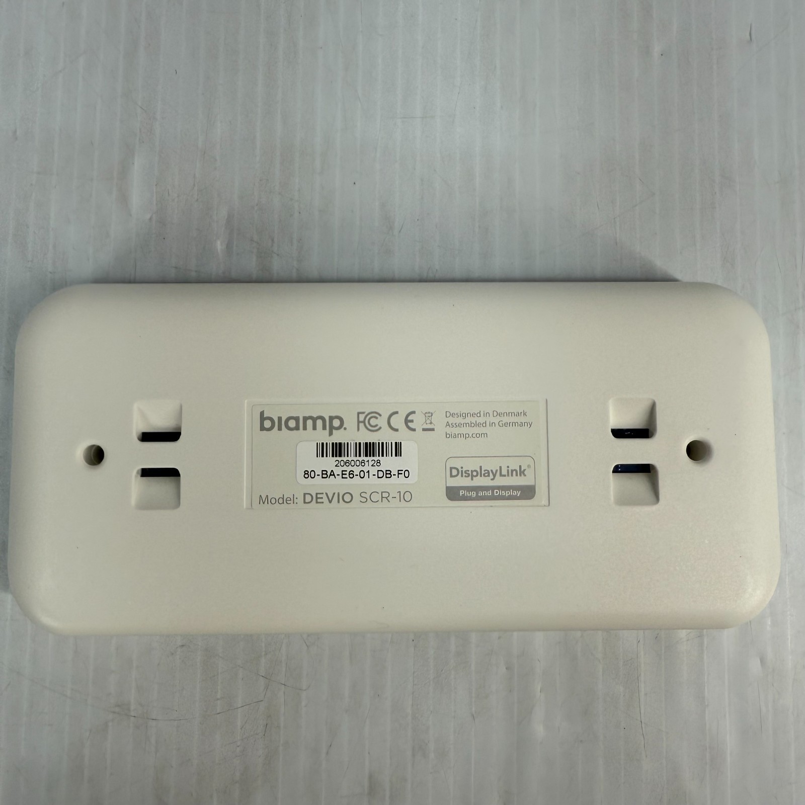 Biamp Devio SCR-10 USB Audio Conferencing Hub Control Interface