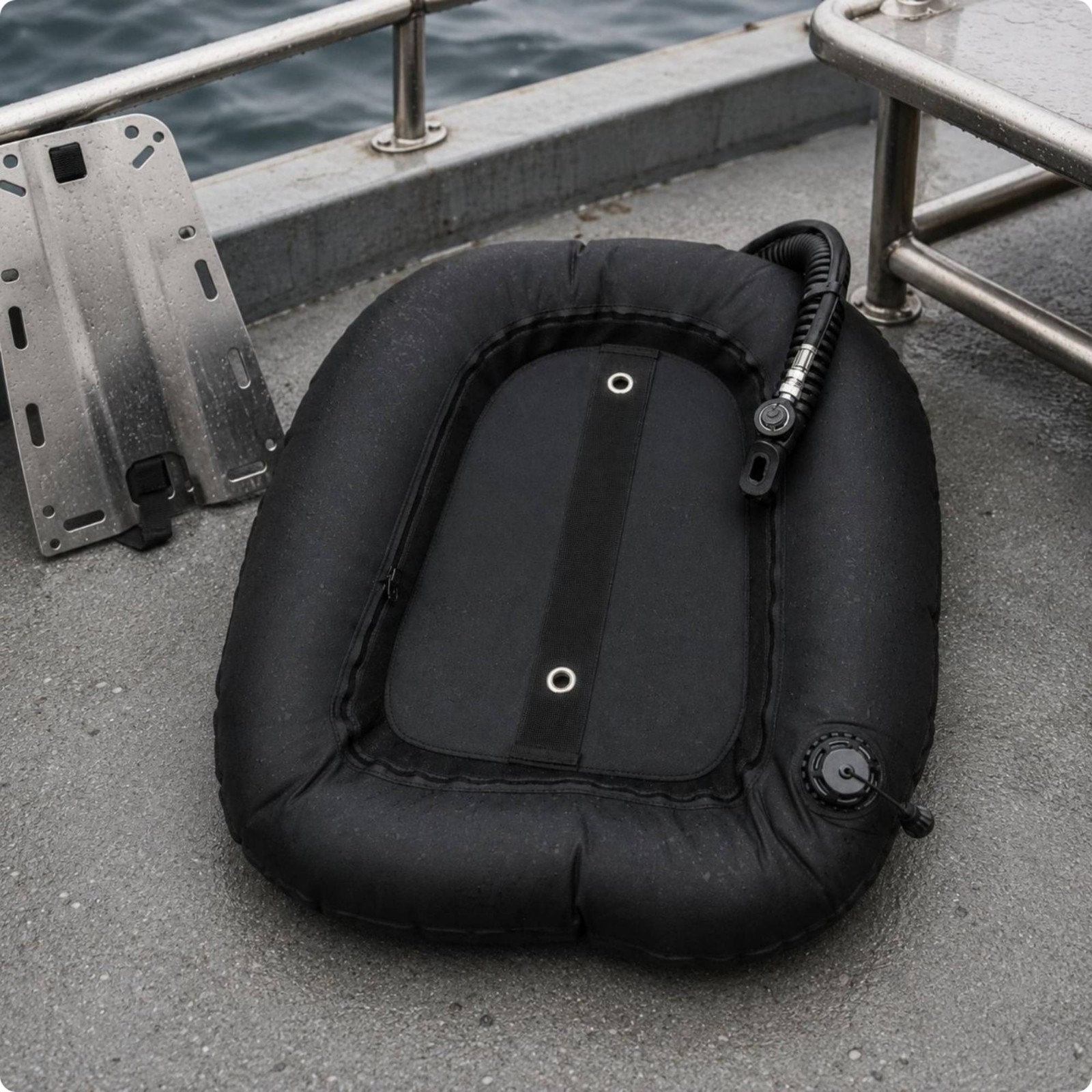 rearInflation Underwater BCD 1000D Nylon Buoyancy Bladder Cordura