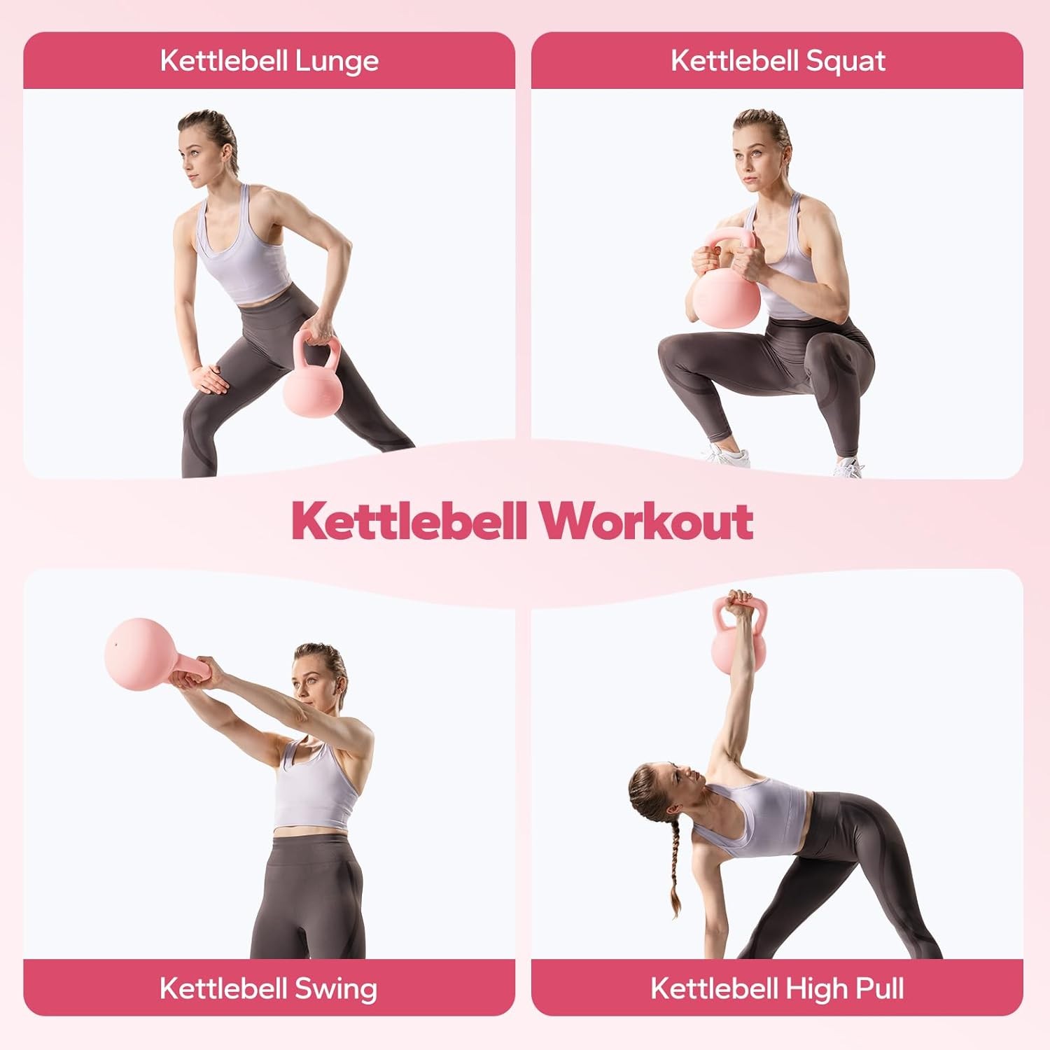 MERACH Soft Kettlebell for Safe Strength Training Soft Cushioned Horizontal Base