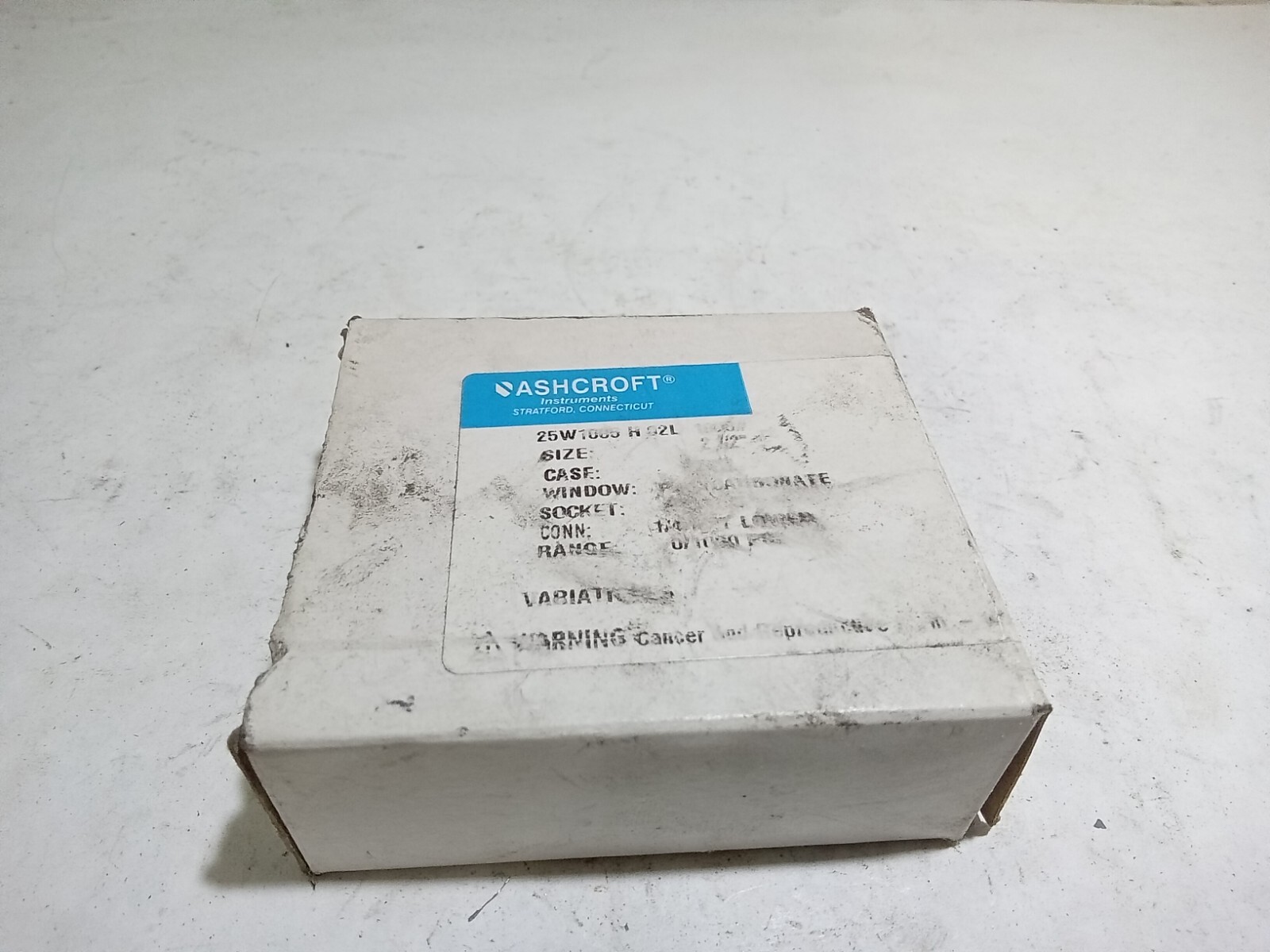 Ashcroft 25W1005H02L PRESSURE GAUGE 1000 PSI (E2E1)