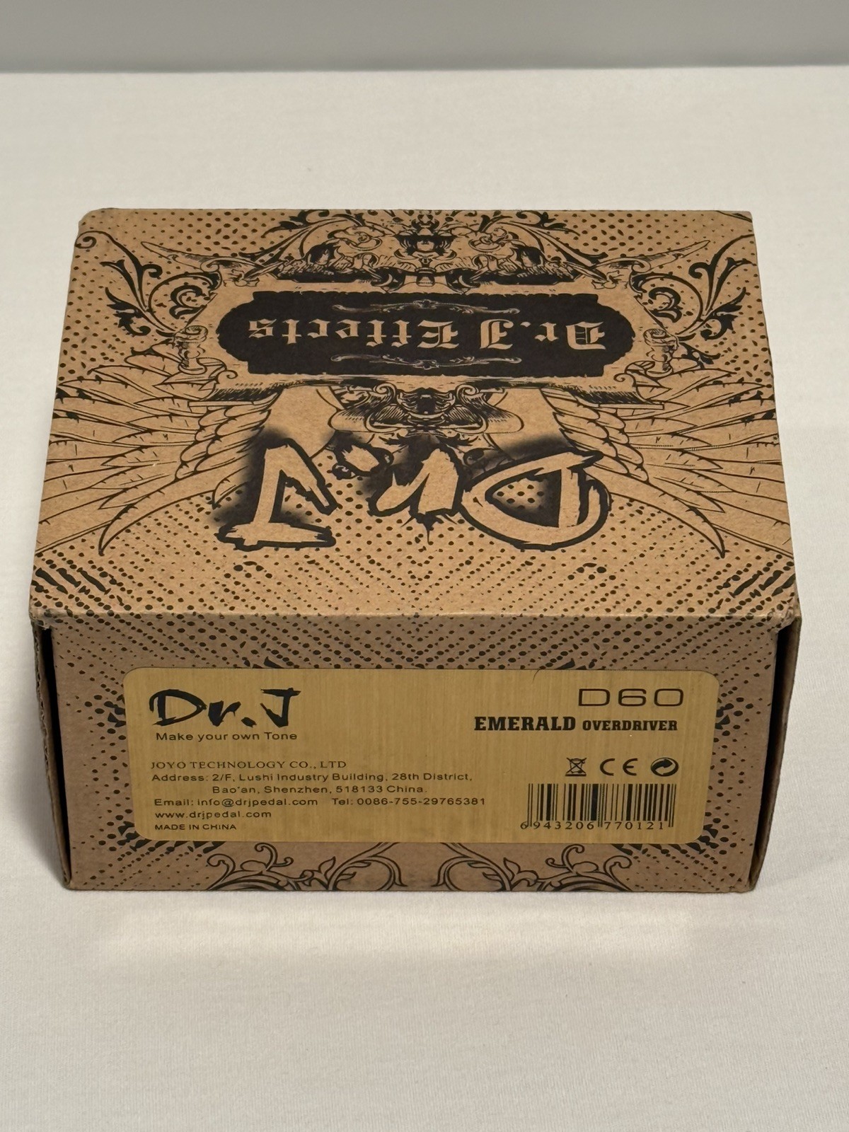 Dr. J D60 Emerald Overdrive + Boost Effect Pedal