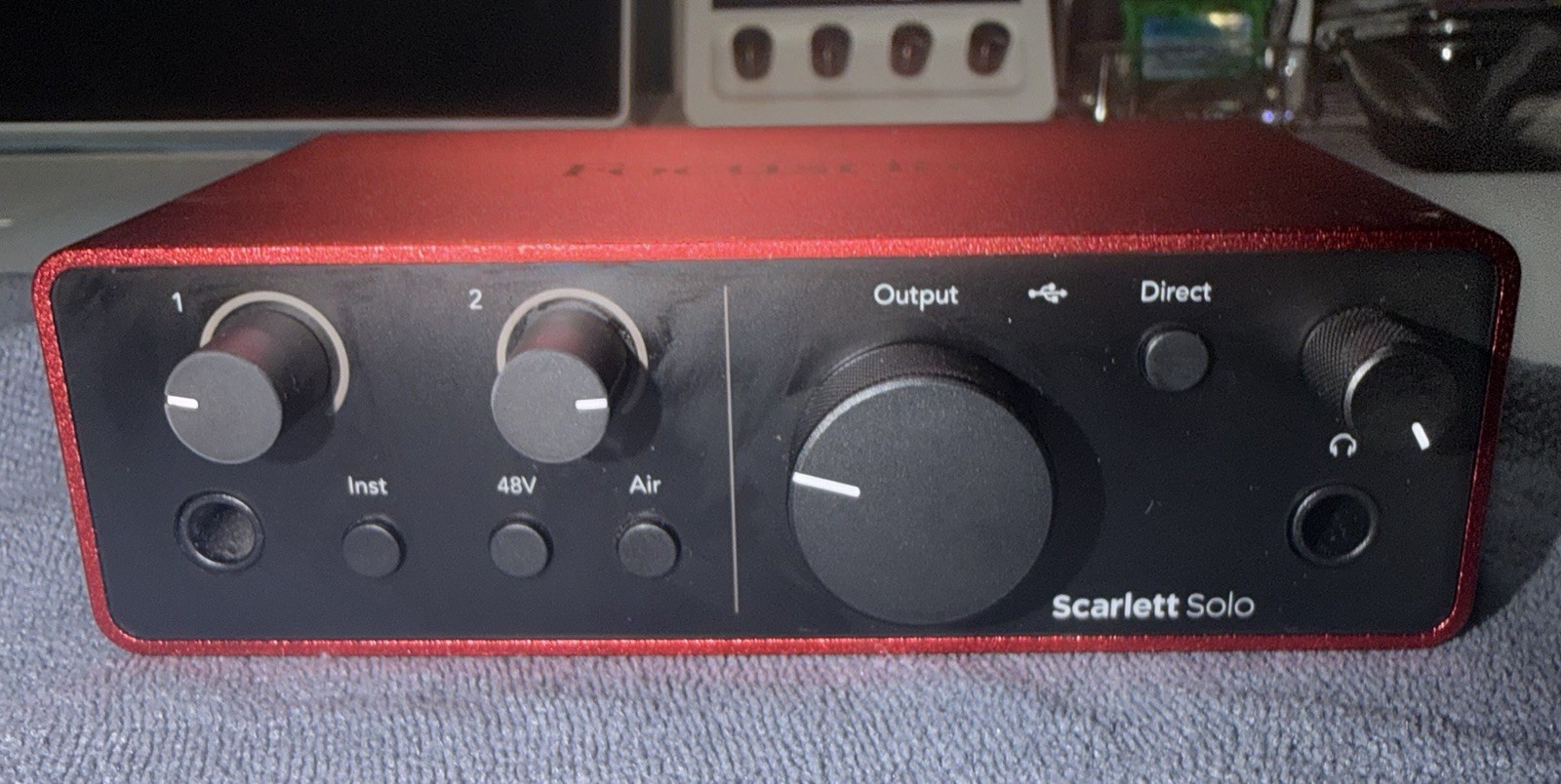 Focusrite Scarlett Solo USB-C Audio Interface + Cloudlifter CL-1, Phantom Power