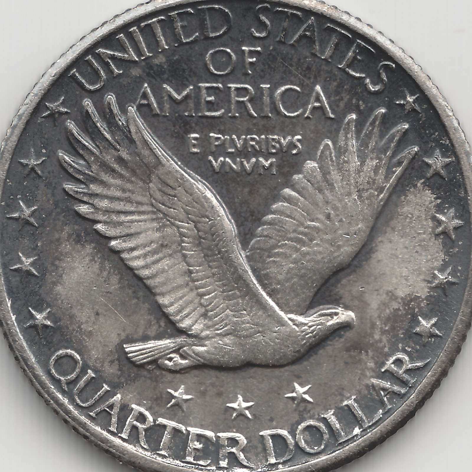 1926 Standing Liberty Quarter, AU+-MS, scratched/cleaned