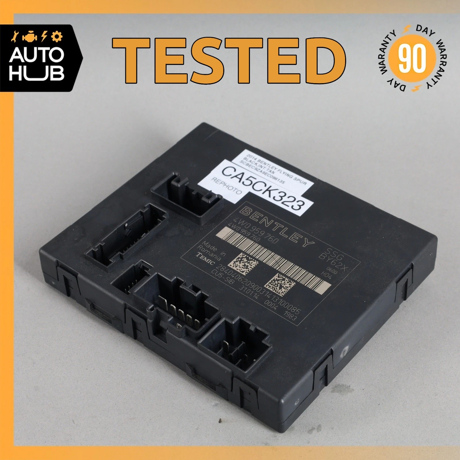 12-18 Bentley Flying Spur GTC GT Front Left or Right Seat Control Module OEM