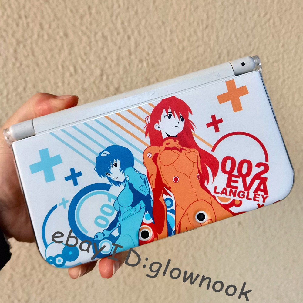 Rare EVA Evangelion Asuka Rei Shell for New Nintendo case Anime Cover Faceplate