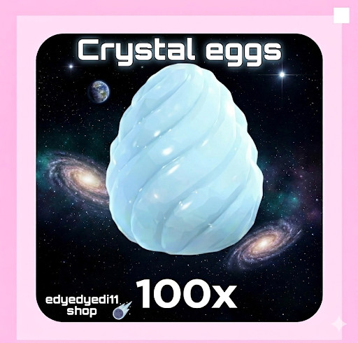 Adopt From Me | 100 CRYSTAL EGGS | ROBLOX | FAST SERVICE | ONLINE 🟢