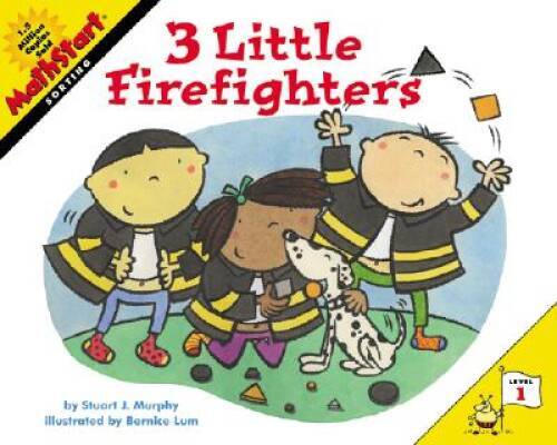 3 Little Firefighters (MathStart 1) - Paperback By Murphy, Stuart J. - VERY GOOD