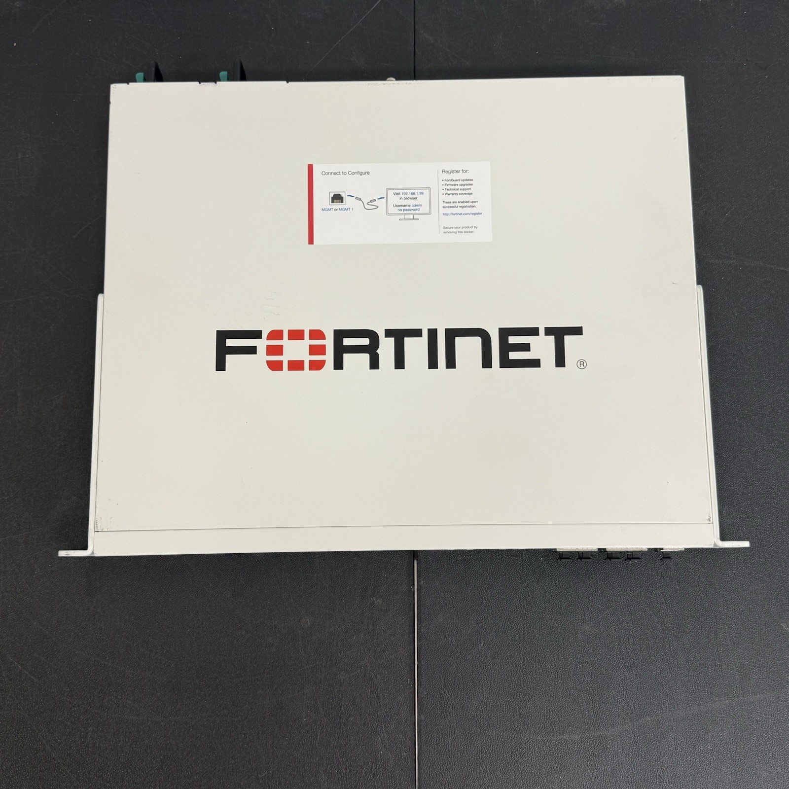 Fortinet FG-501E Next Gen Firewall Sec Appliance 2x 10 GE SFP+ 10x GE RJ45 ports