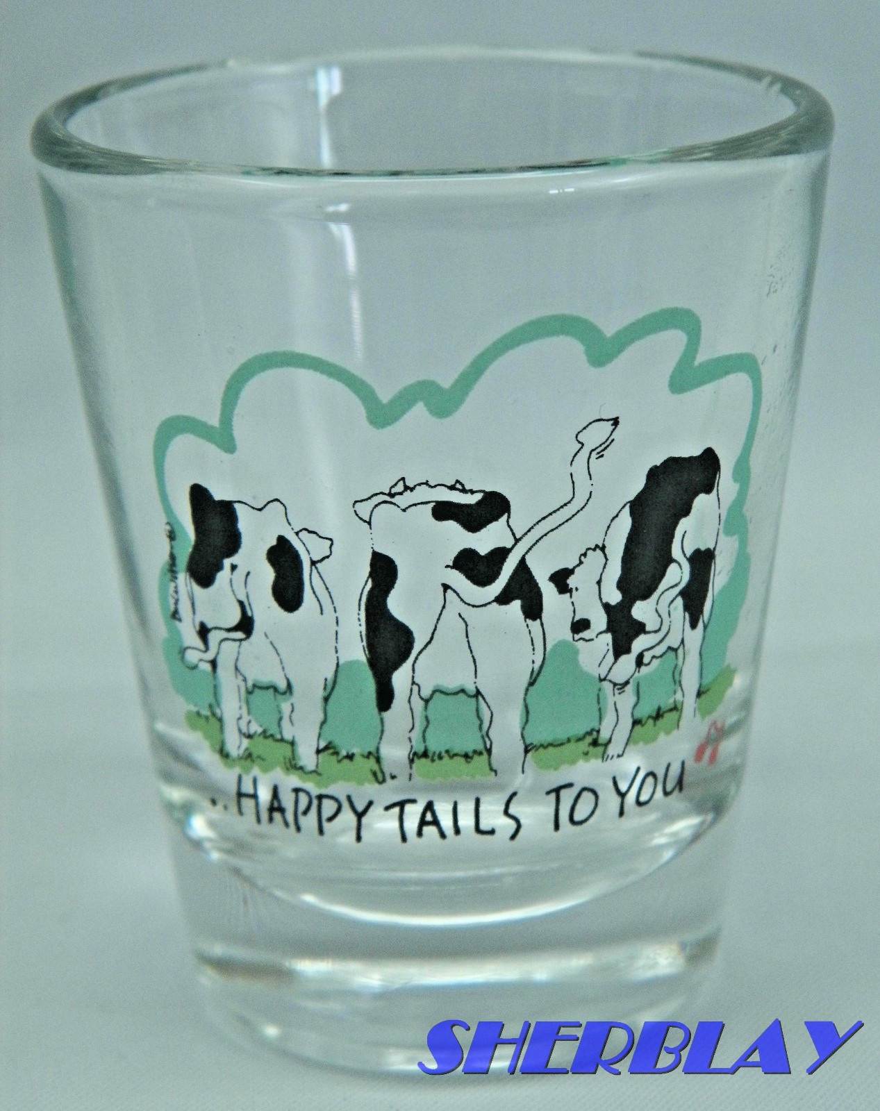 Happy Tails to You 2 1/2" Shot Glass Barware