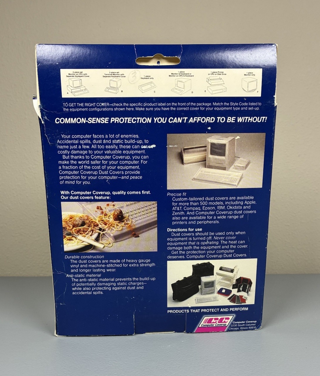 Computer Coverup CC Anti-Static Computer Dust Cover