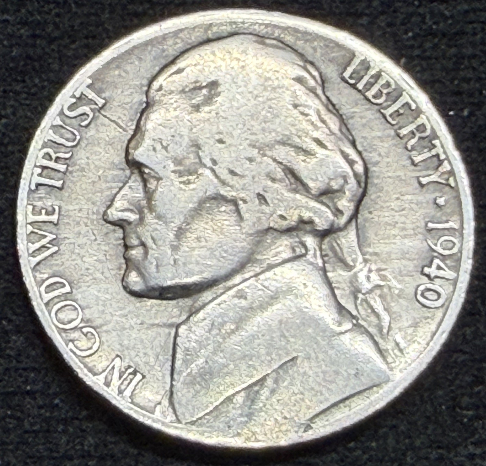 1940-S S/S RPM-1, FS-501 Jefferson Nickel - circulated