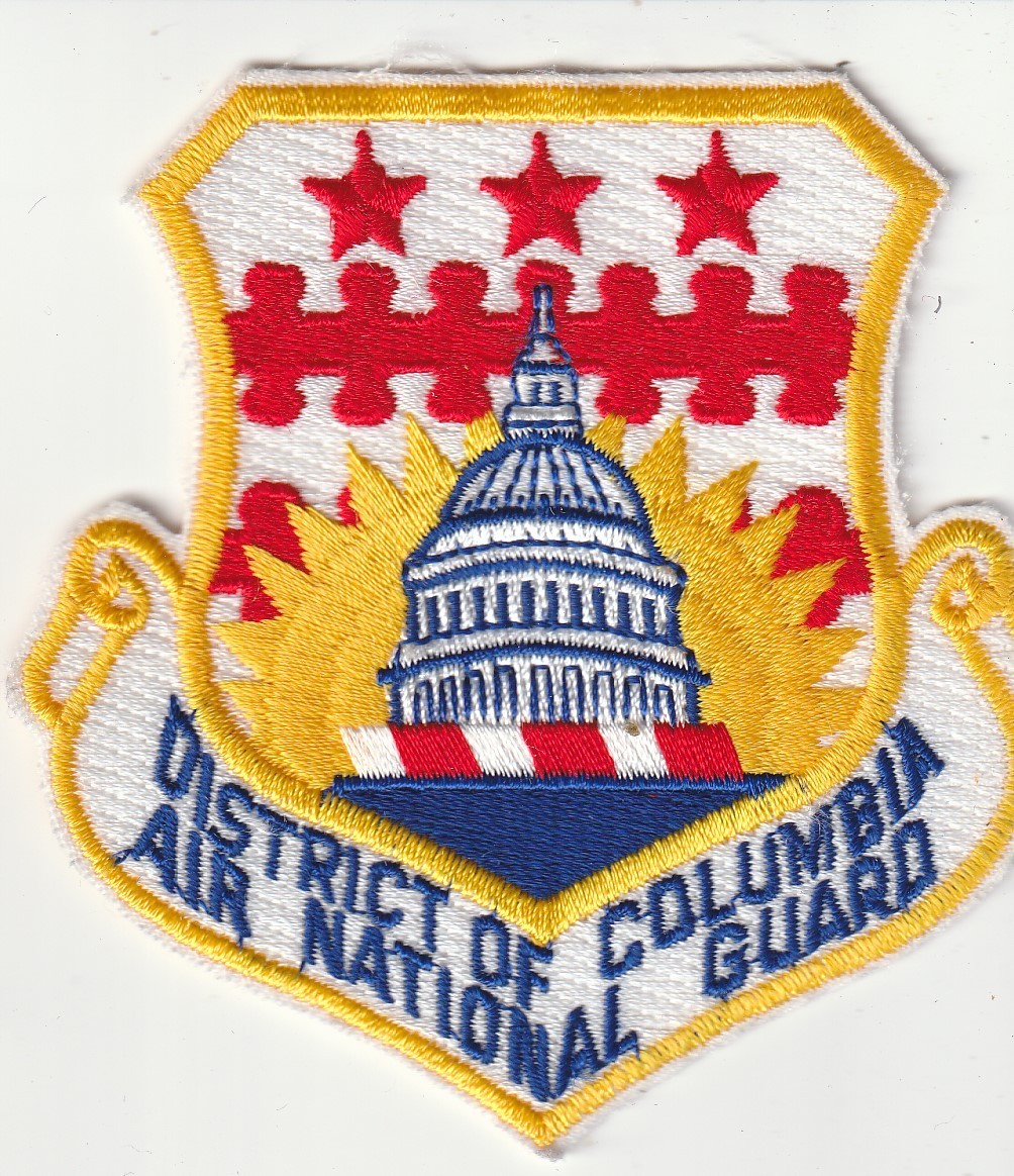 USAF air force DISTRICT OF COLUMBIA AIR NATIONAL GUARD Andrews AFB Maryland