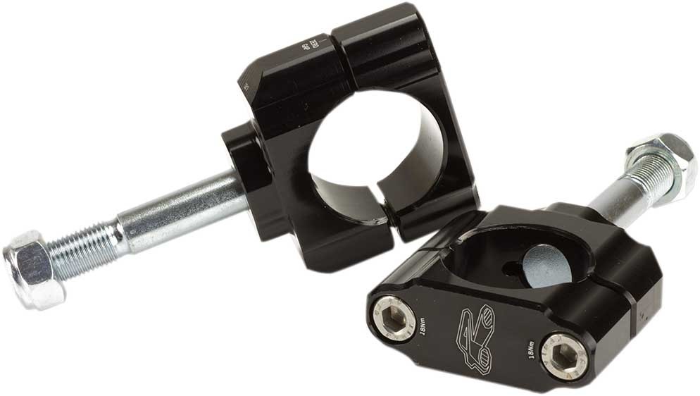 Renthal 3636Tech Bar Mount Clamps - 5mm offset - CL051