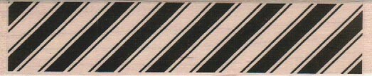 Washi Lines Background 1 1/4 x 5 1/2" Rubber Stamp, Mixed Media, Background