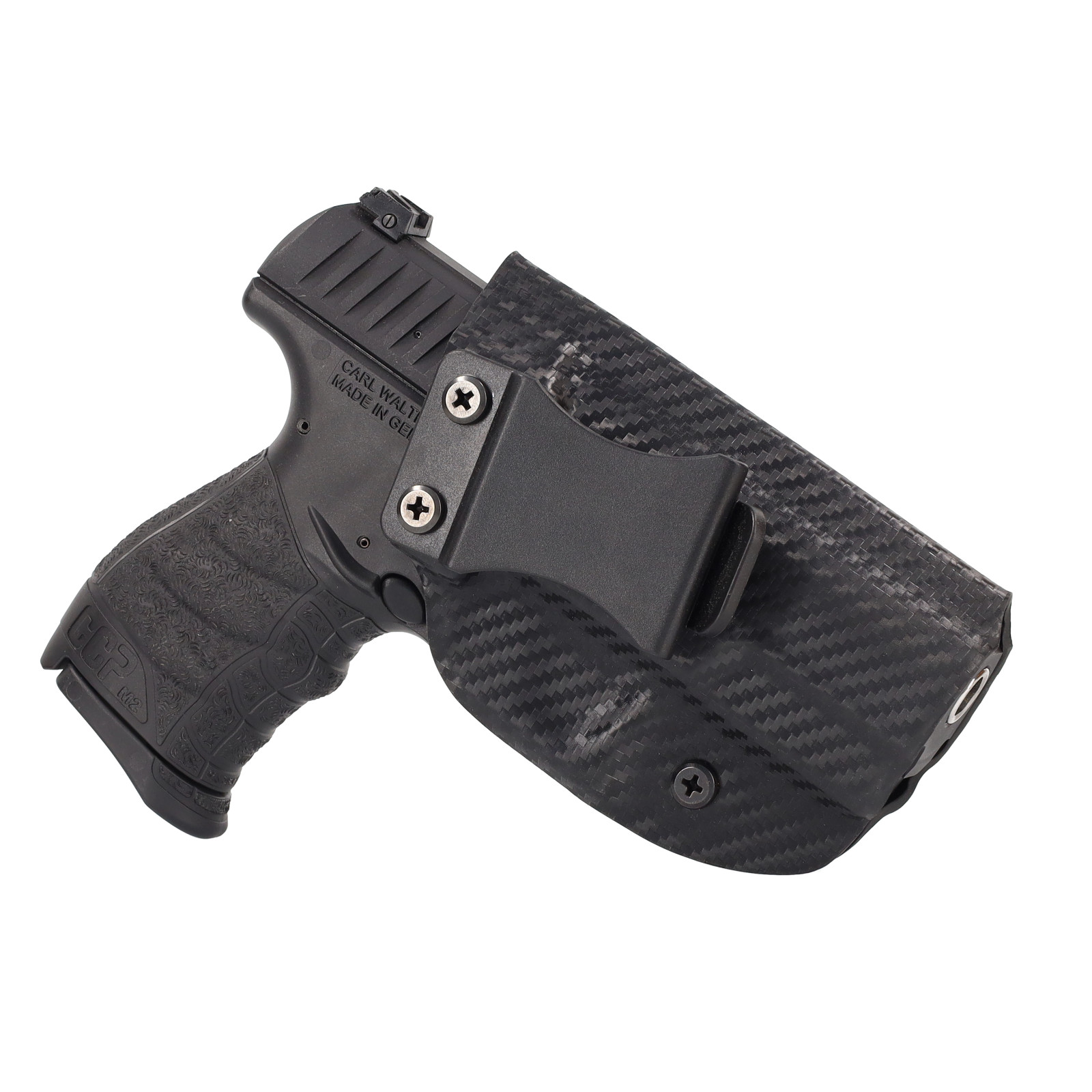 Concealment IWB Gun Holster for Kimber Handguns - Black Carbon Fiber