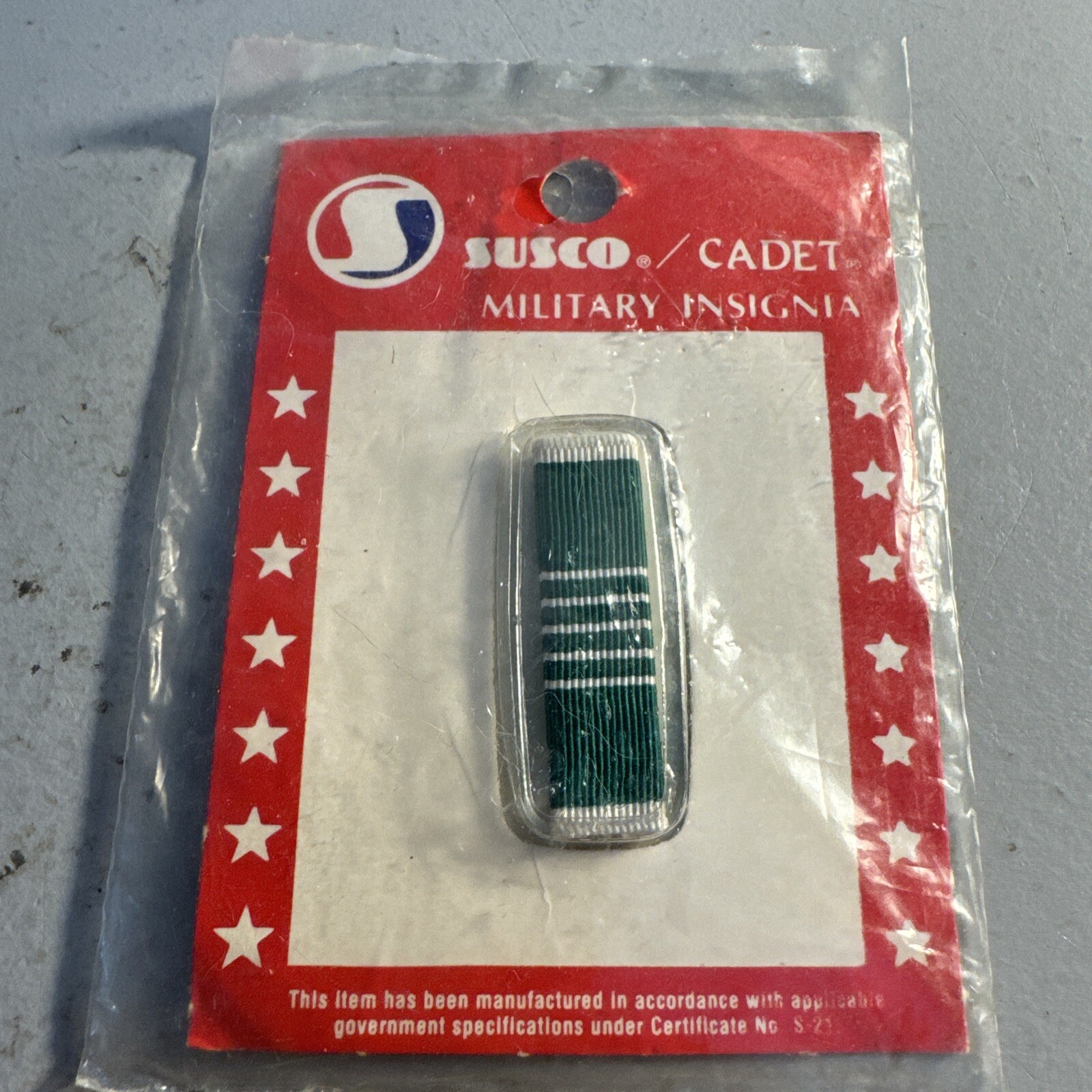 ROTC Army Cadet Award Ribbon Militaria - by Susco